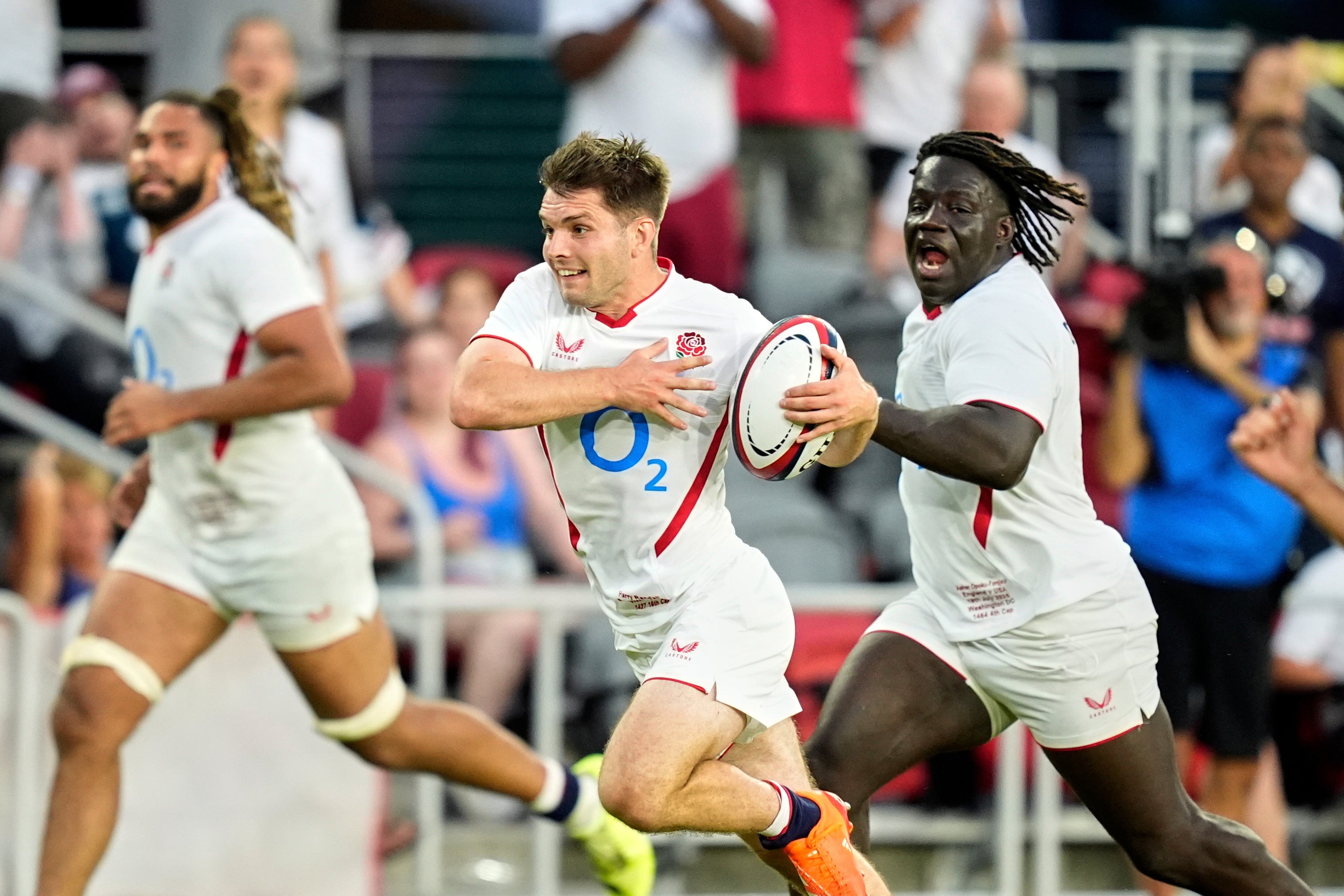 Náhradní Scrum Half Harry Randall se dostal na skóre