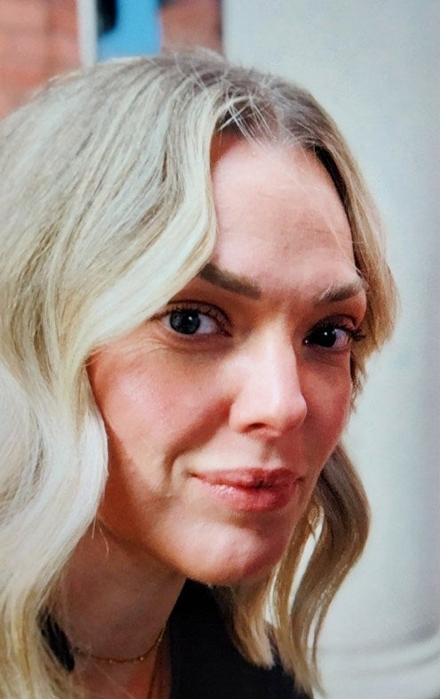 Rachel is described as 5’ 9” tall, of a slim build, with blonde hair, and is believed to be wearing black leggings and a black top.