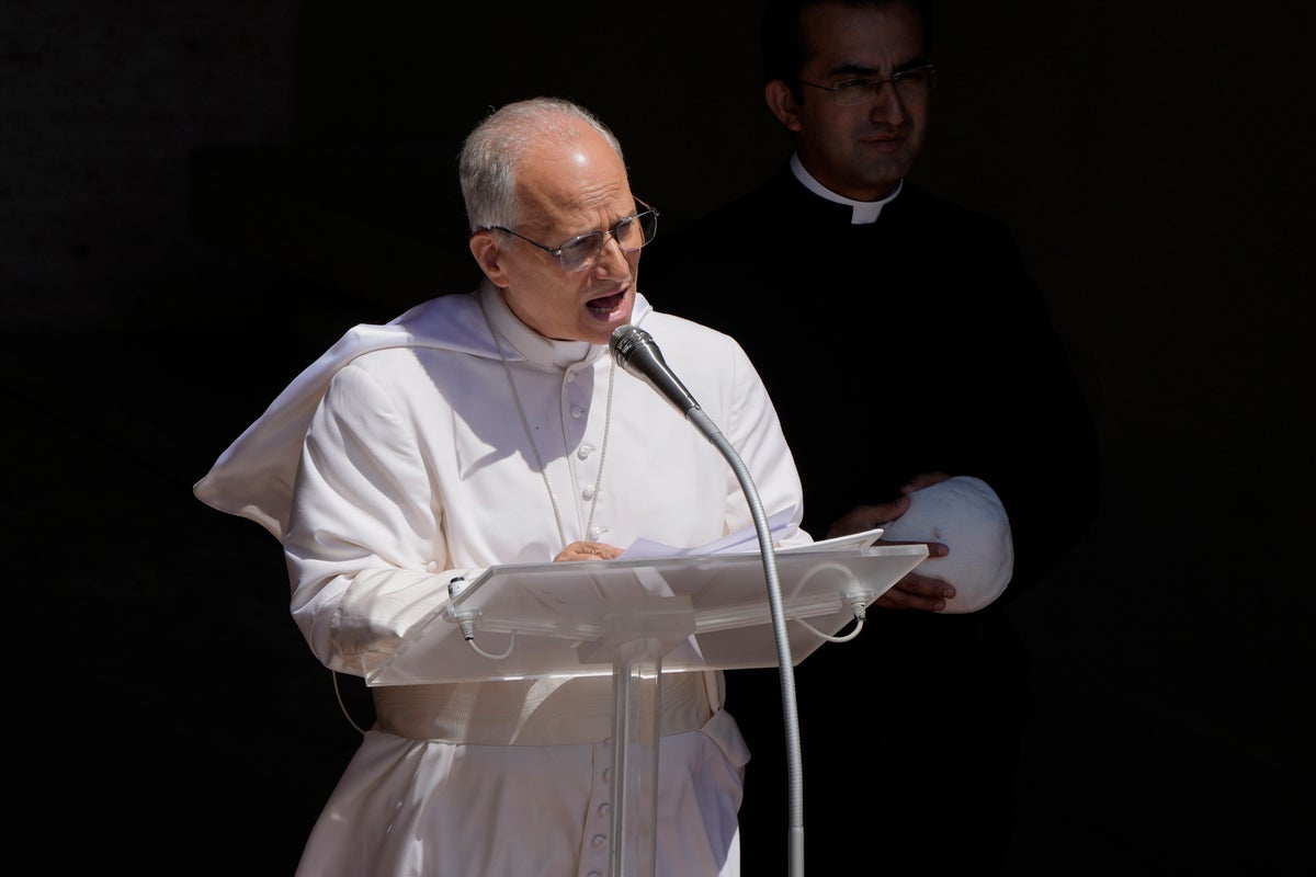 Pope Leo XIV condemns ‘barbarity’ of Gaza war as dozens reported killed queuing for aid