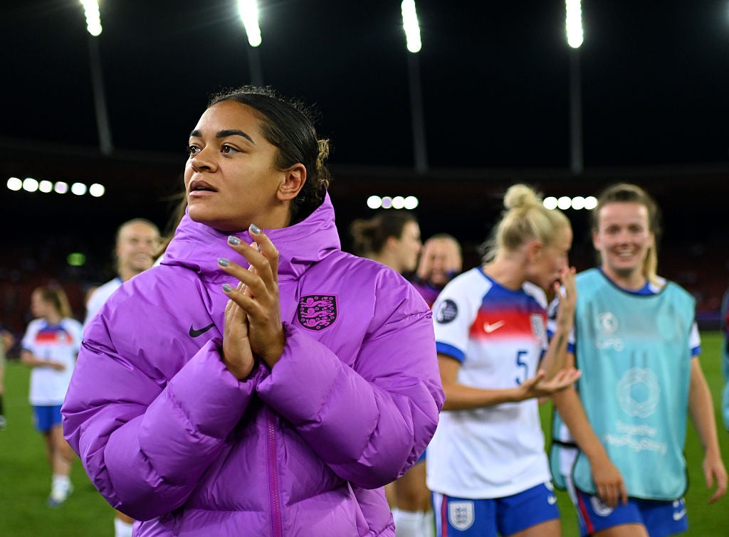 Jess Carter was sent racist messages online following England’s quarter-final win over Sweden