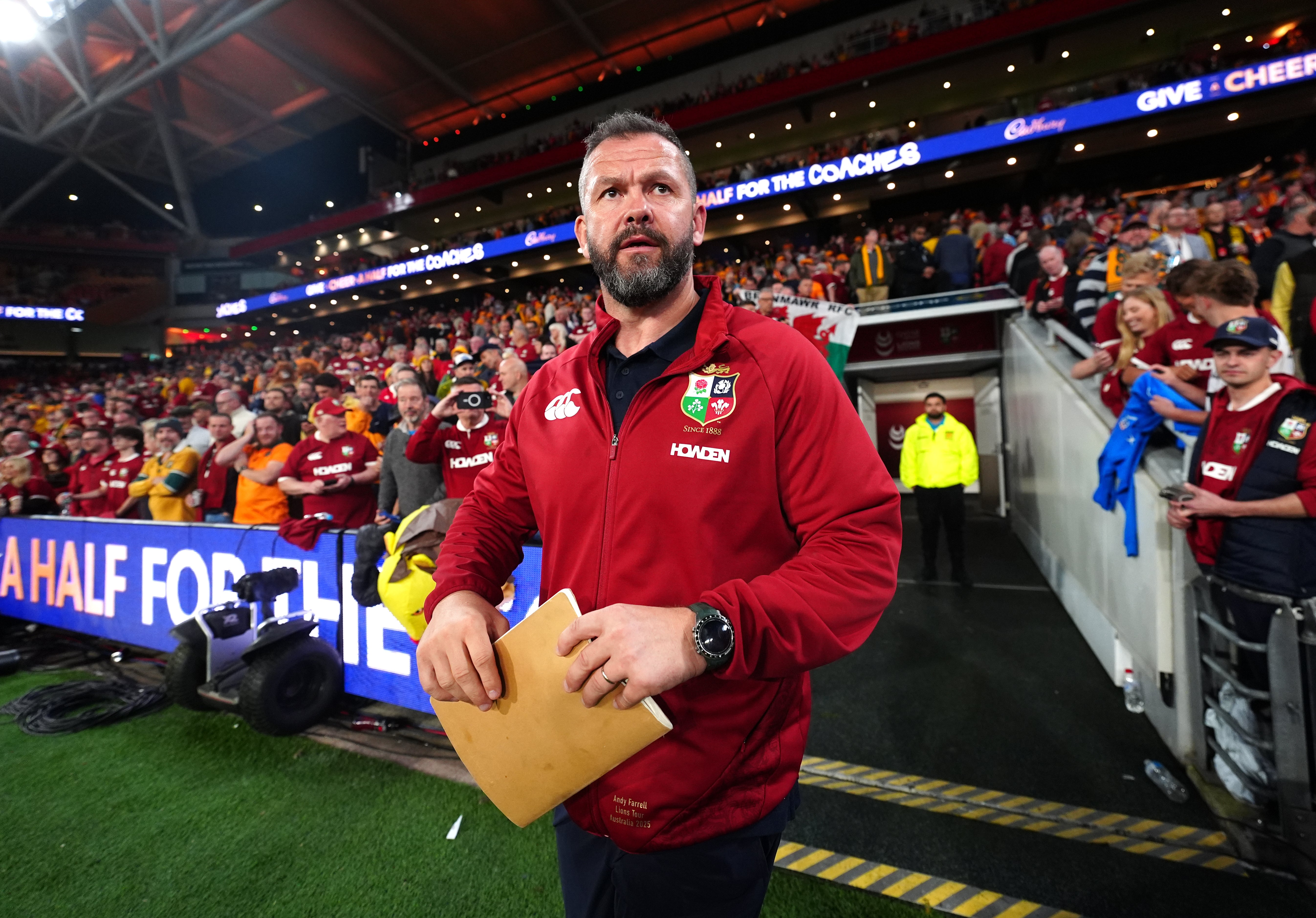 Andy Farrell has made three changes to his starting team