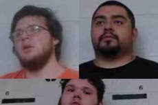 Three men accused of sexually abusing children as young as three in an underground bunker in Alabama
