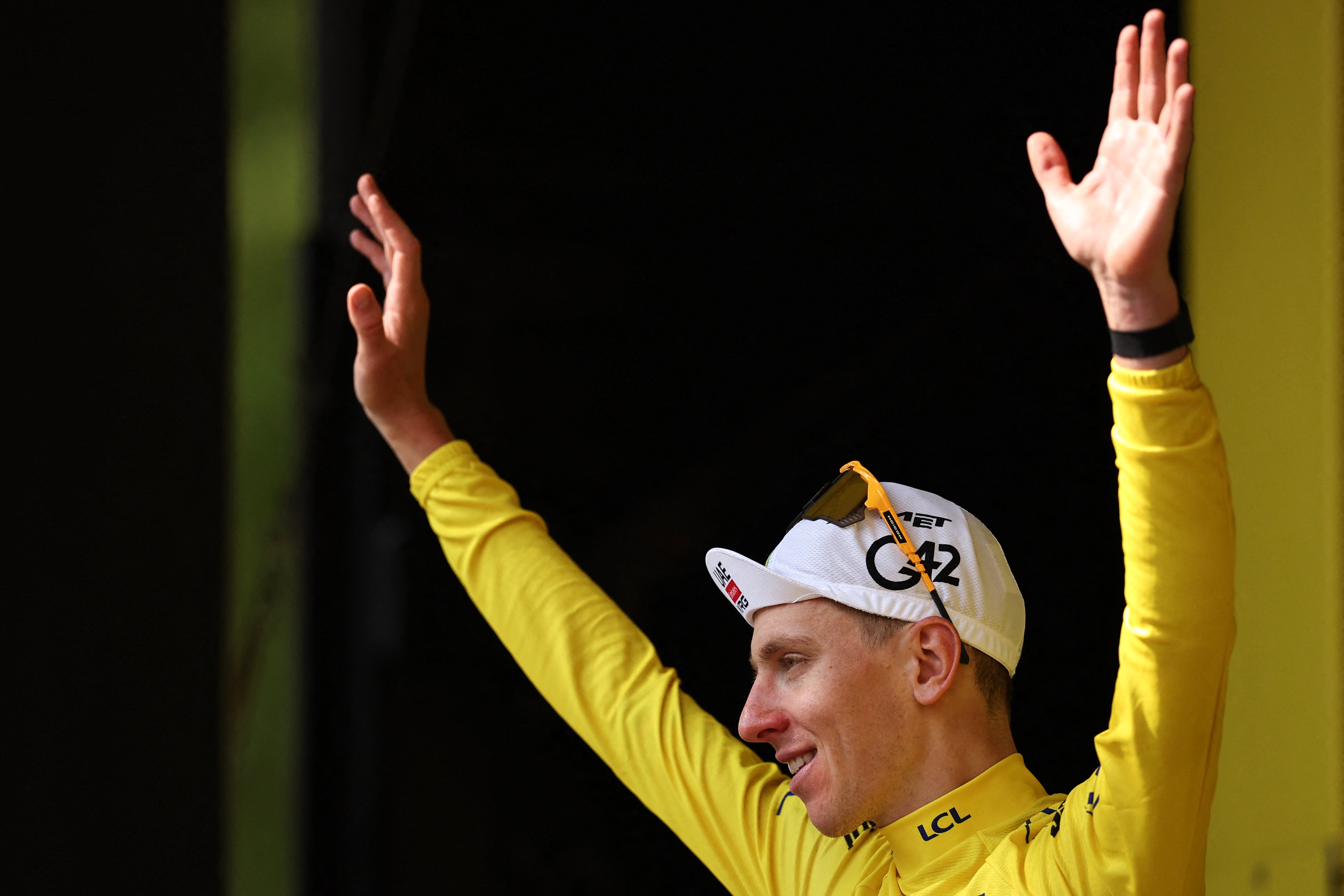 Chief rival Jonas Vingegaard has 4:13 to make up to catch Pogacar