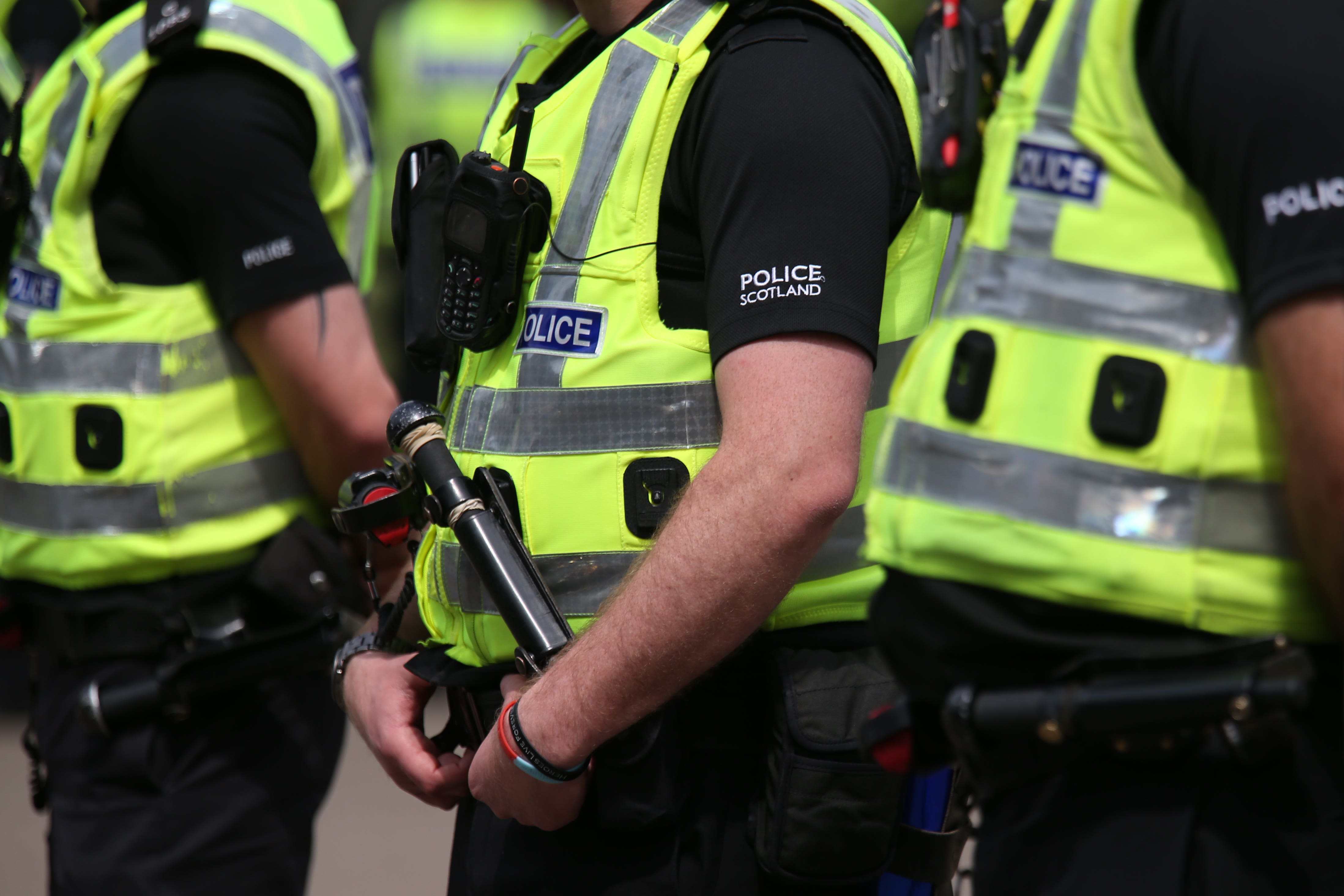 Police Scotland said its counter-terrorism unit was leading an ongoing investigation (Andrew Milligan/PA)