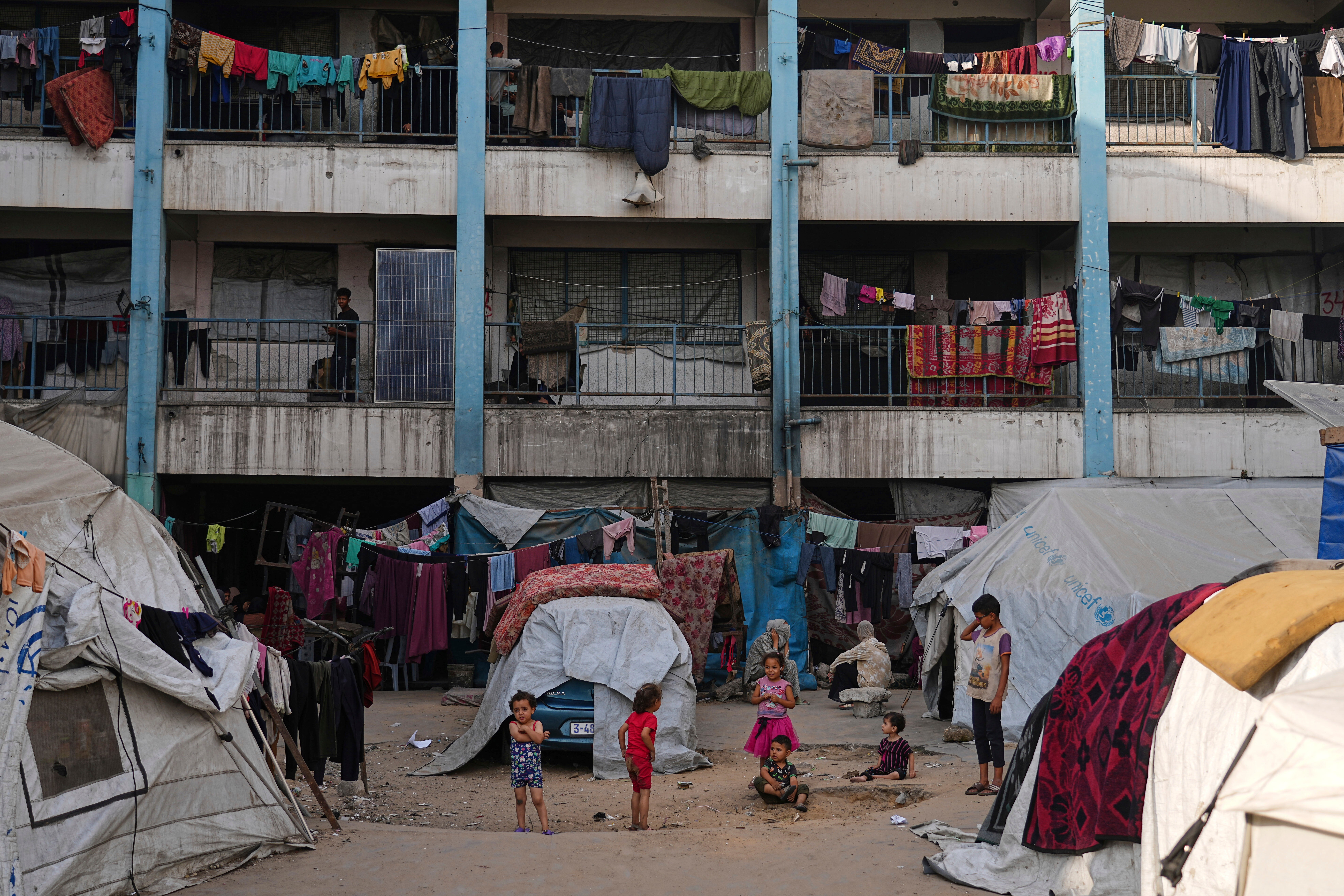 Mideast Wars Gaza Shuttered Schools