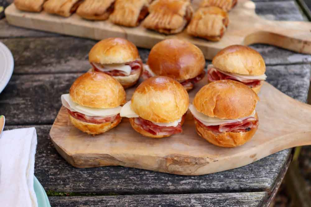 Pillowy-soft and golden, these brioche buns are made for summer sliders and BBQ fillings – best eaten warm and torn apart with your hands