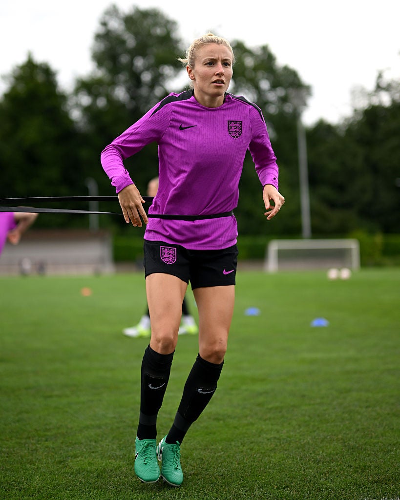 Williamson in training on Monday after recovering from an ankle injury