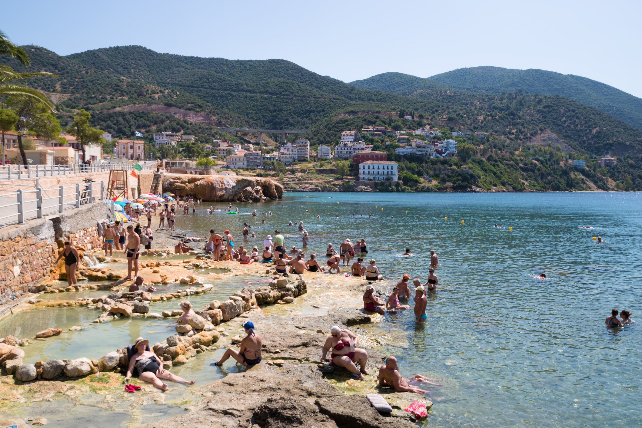 <p>North Evia in Greece is known for its thermal hot springs, said to be curing </p>