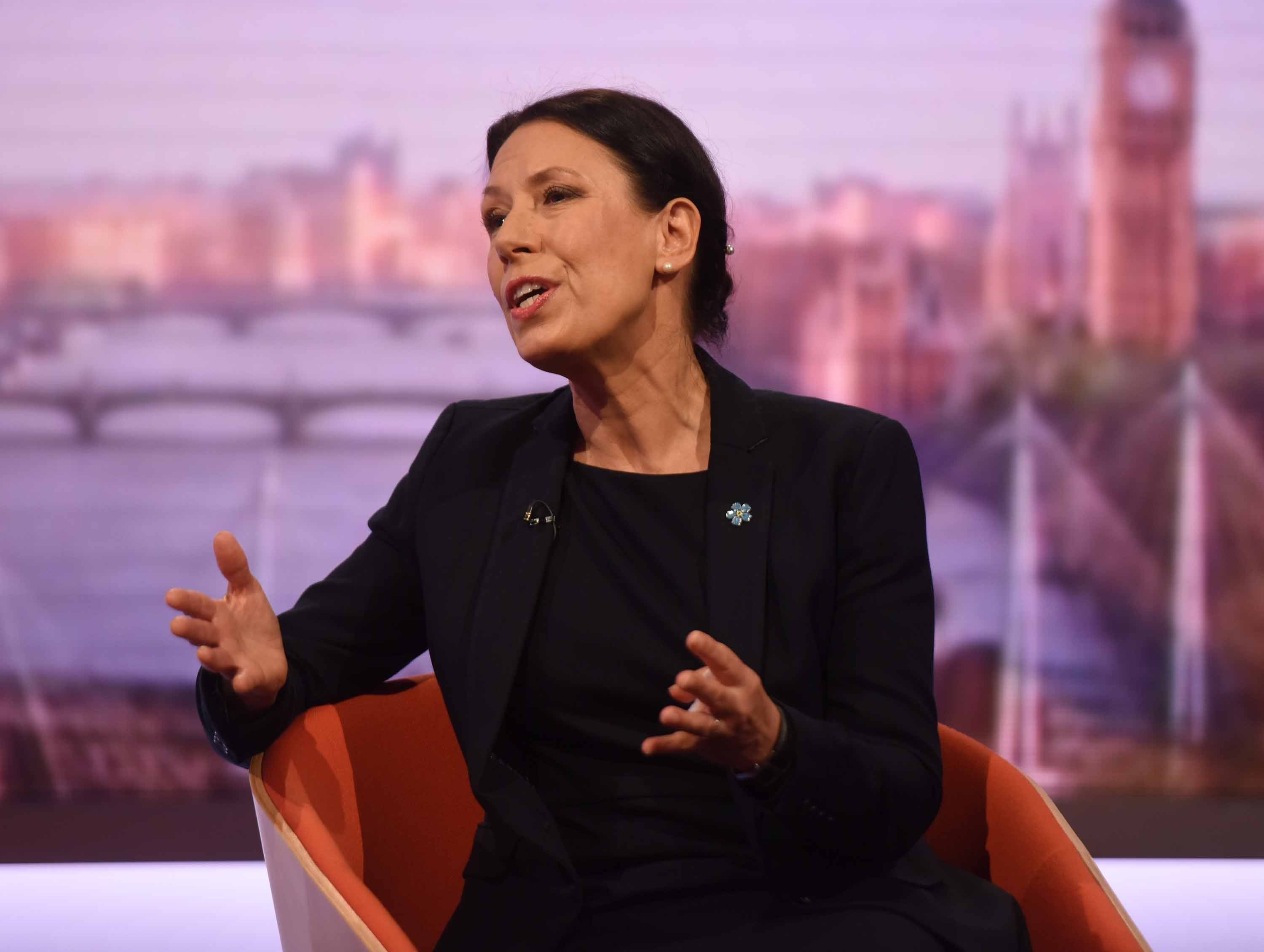 Debbie Abrahams said: ‘No one should have to rely on a food bank to get through the week’ (Jeff Overs/BBC/PA)