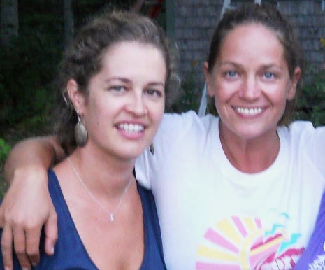 Sunshine Stewart (right) never returned from her evening paddleboard session on July 2