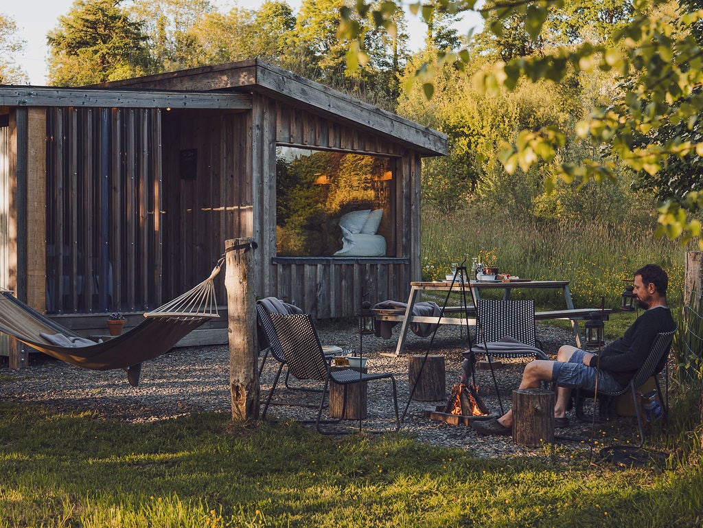 One Cat Farm in Wales offers a beautiful setting to unplug for the weekend