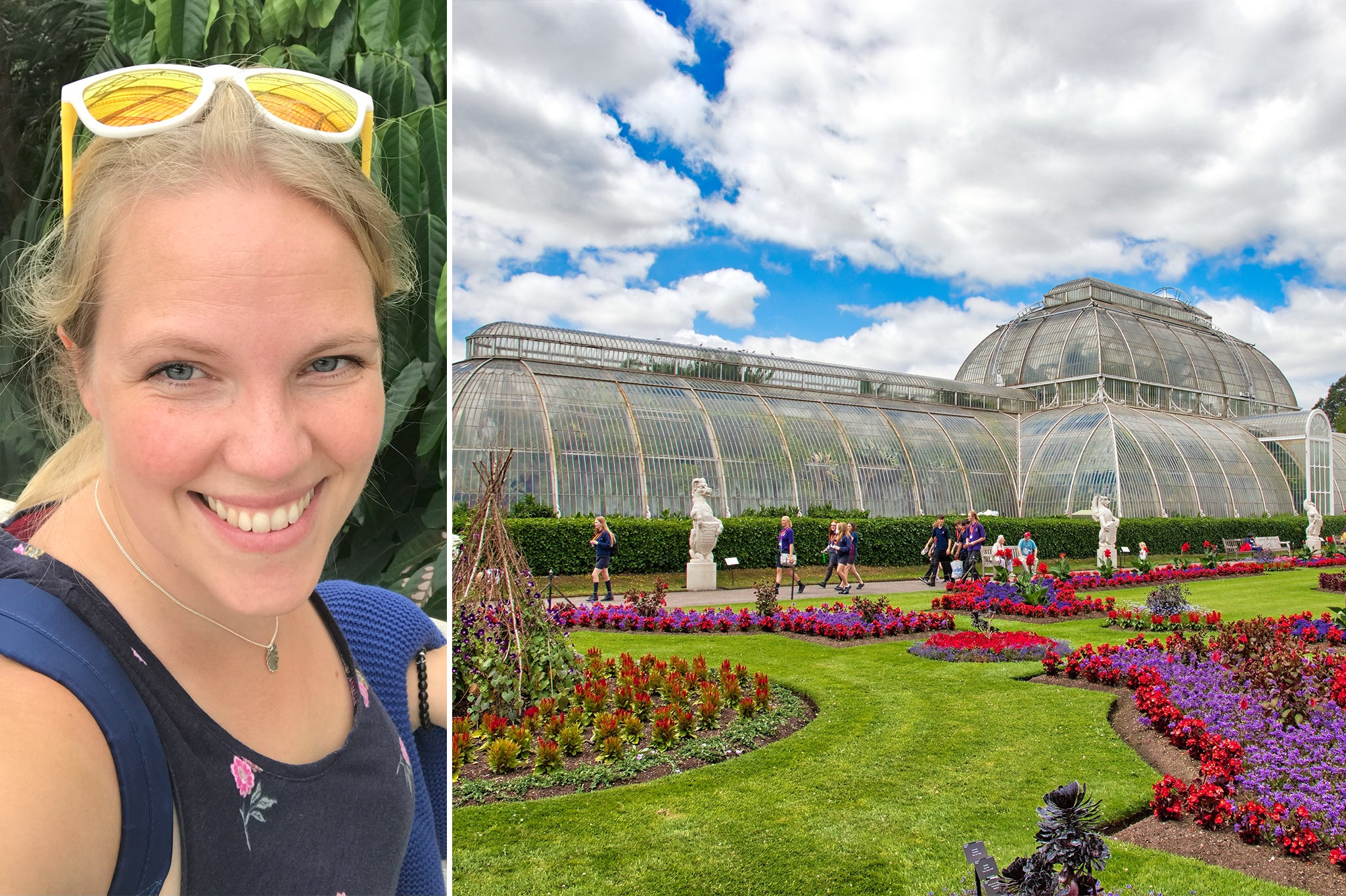 Becky Searle thinks a visit to Kew is "like wandering through a rainforest"