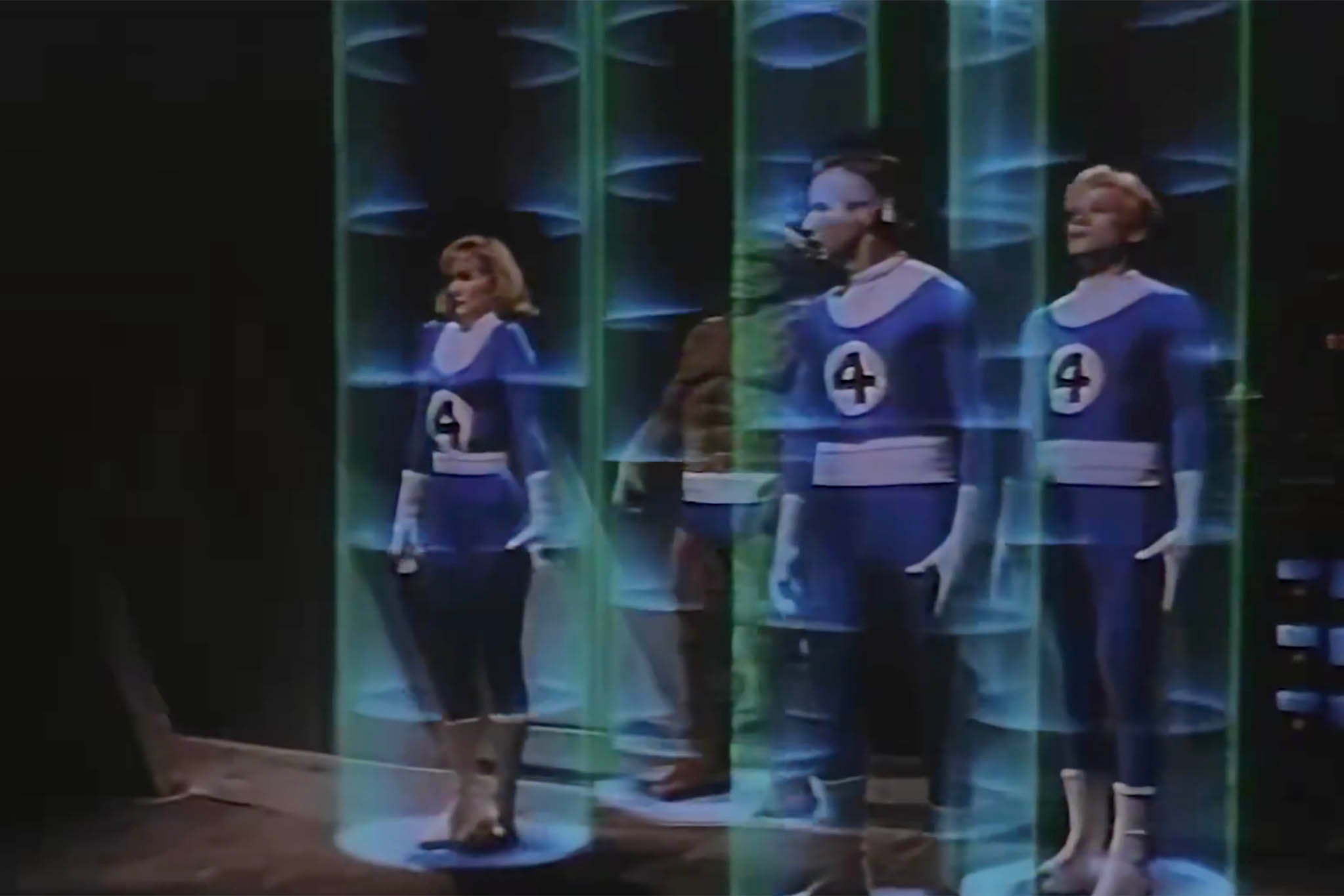 The cast of the unreleased 1994 ‘Fantastic Four’ are zapped by Doctor Doom in the B-movie