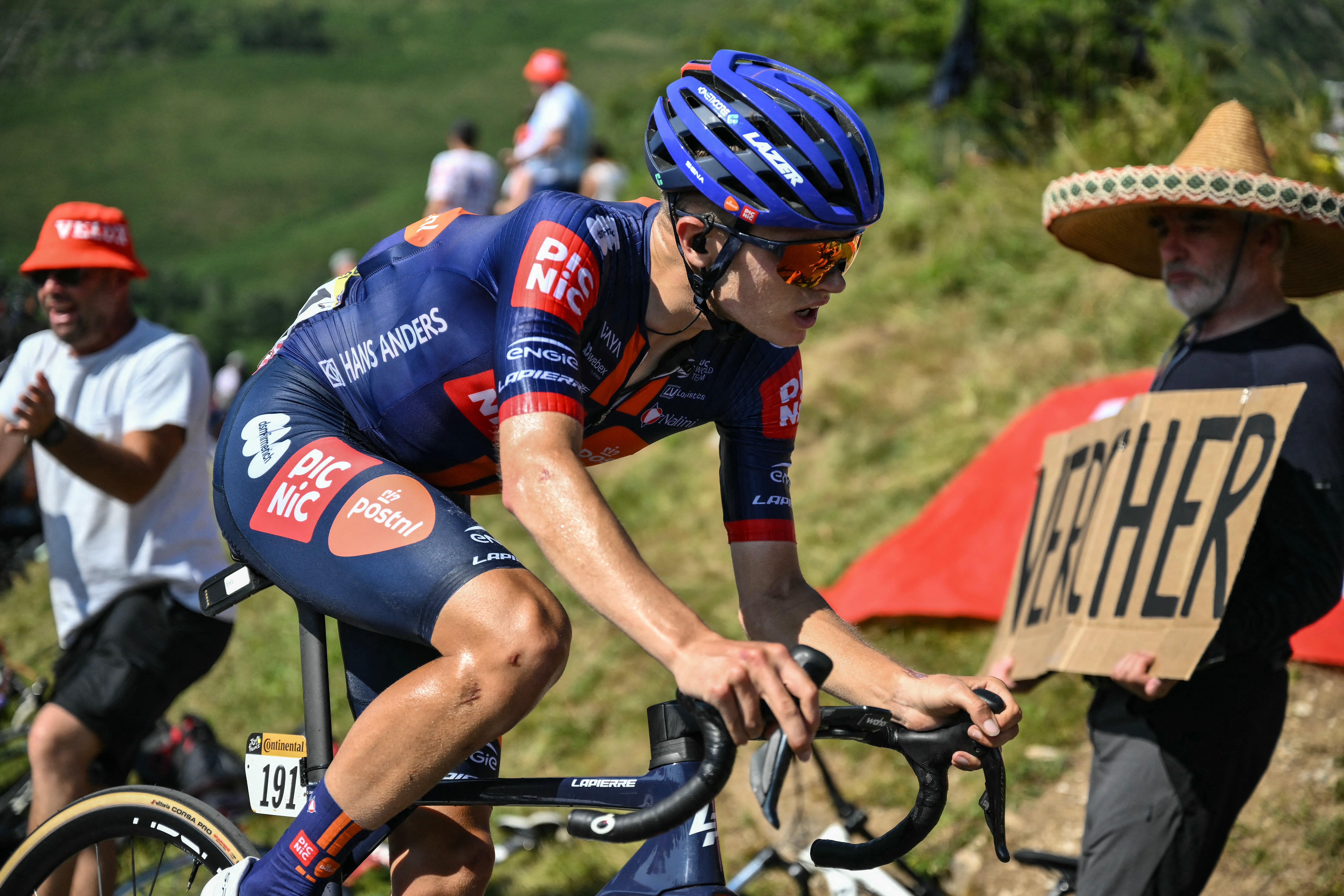 Onley was fifth on stage 12 to Hautacam, behind only his GC rivals