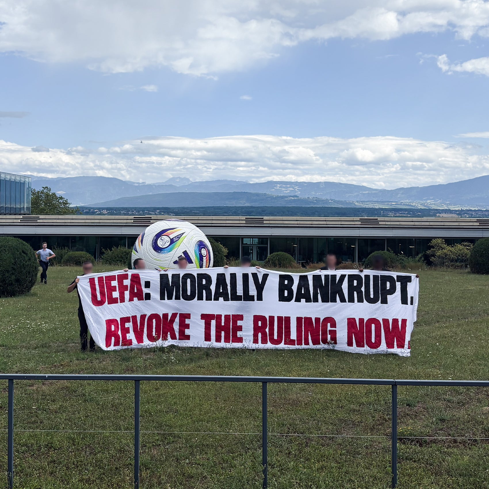 Furious Crystal Palace fans launch UEFA protest amid club’s Europa League appeal