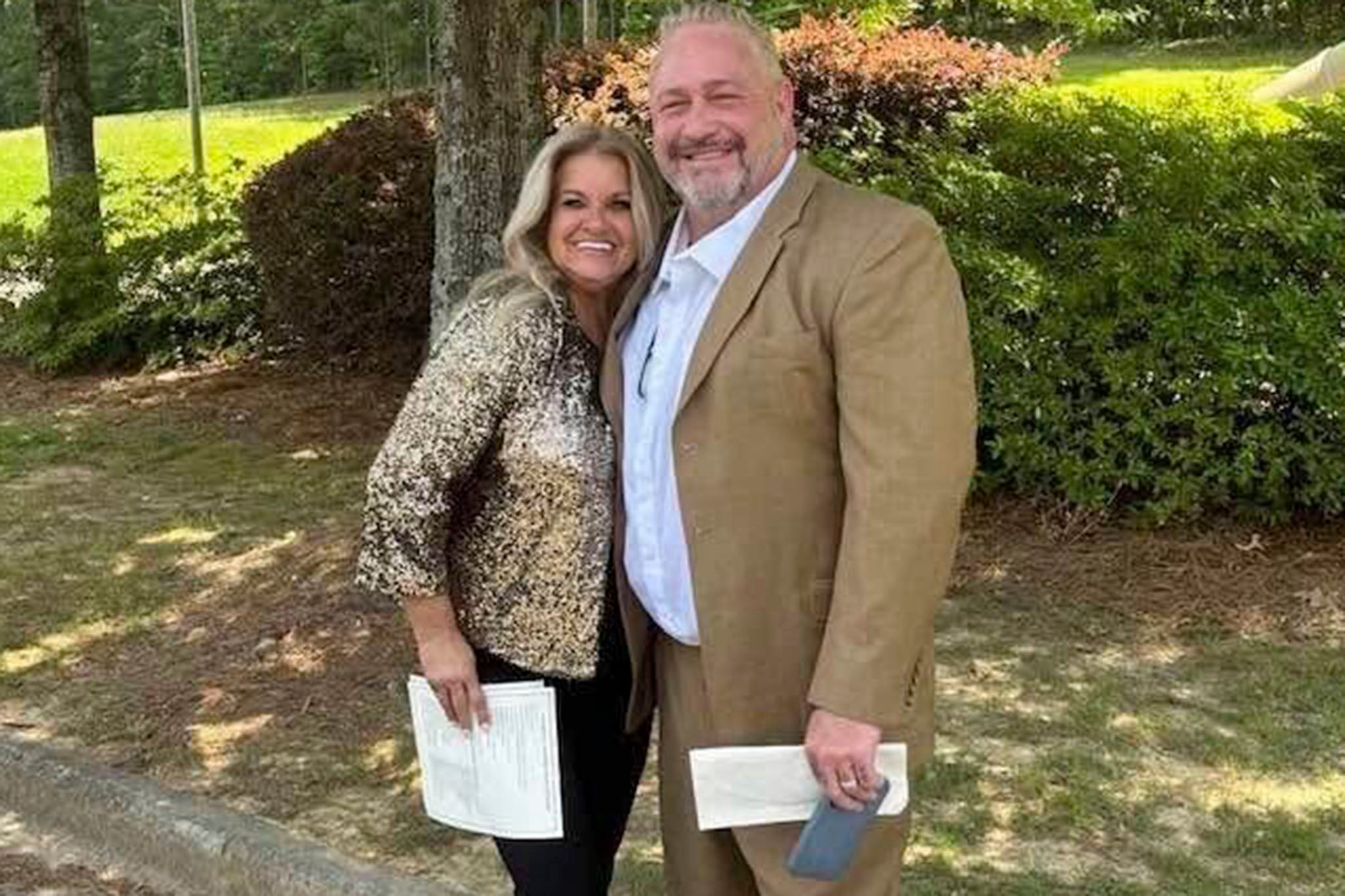 Sandra Lee Reeder claims her husband Phillip Reeder told cops that he couldn’t breathe three times as he was being restrained