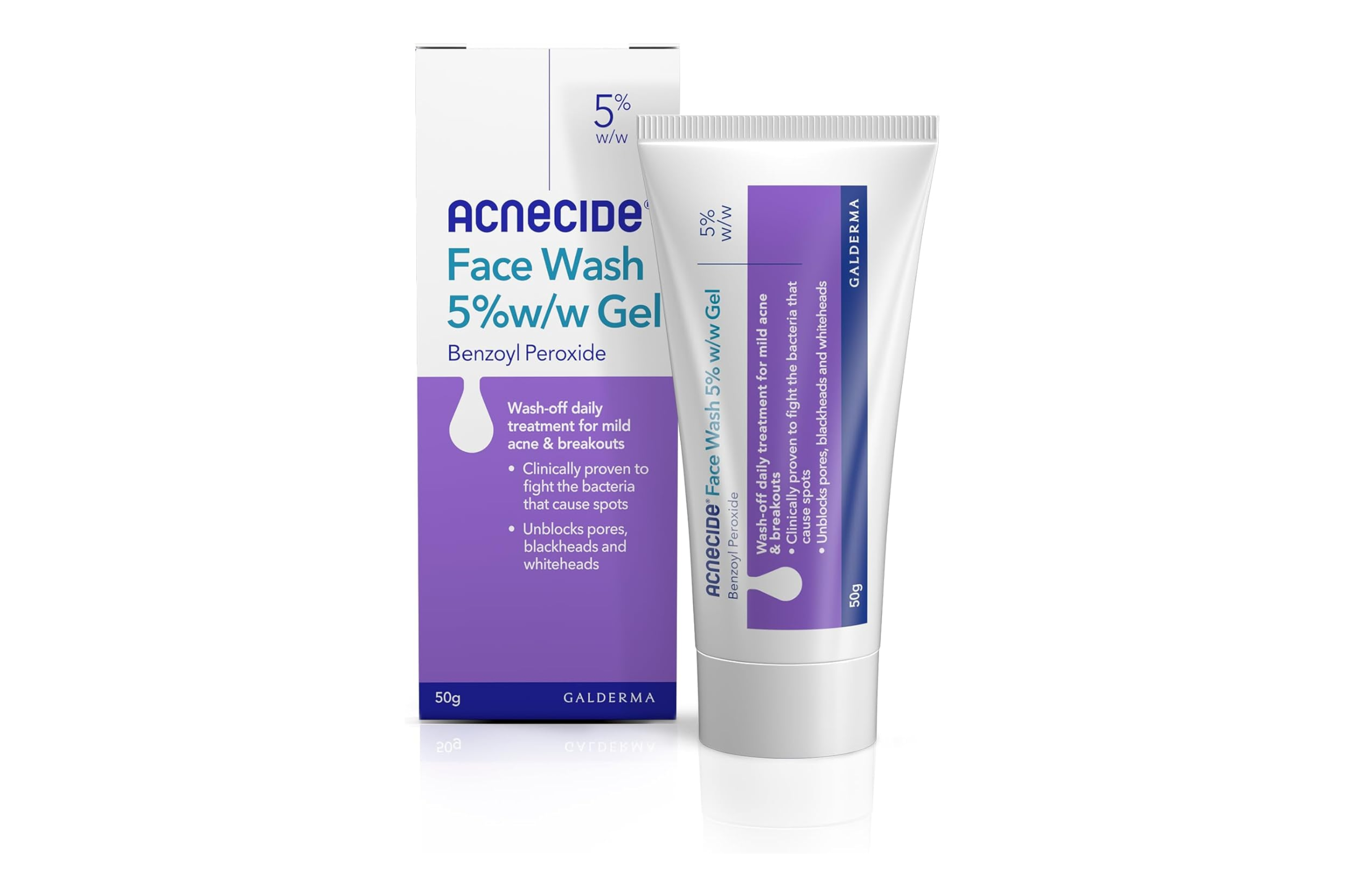 best skincare products for acne Acnecide Face Wash Gel 5% Benzoyl Peroxide