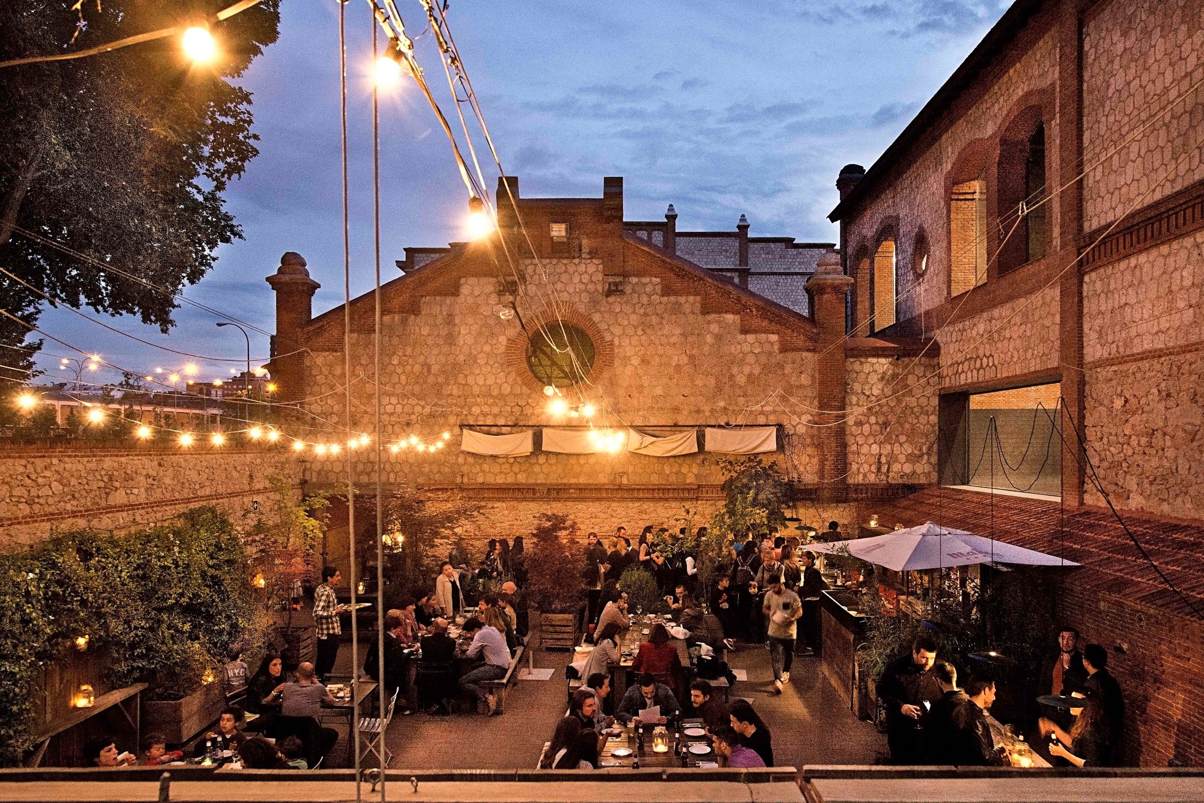 Second place in the ranking goes to Madrid, 'home to an incredibly diverse nightlife scene'. Pictured is the Matadero Madrid cultural center