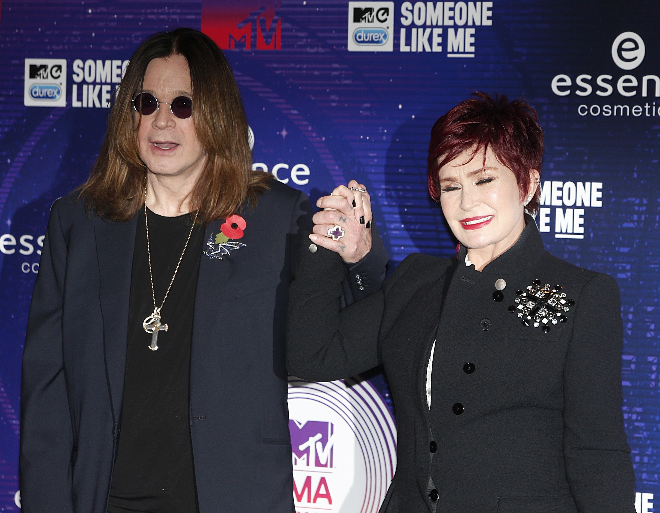 Sharon and Ozzy Osbourne arriving for the 2014 MTV Europe Music Awards at The SSE Hydro, Glasgow (Danny Lawson/PA)
