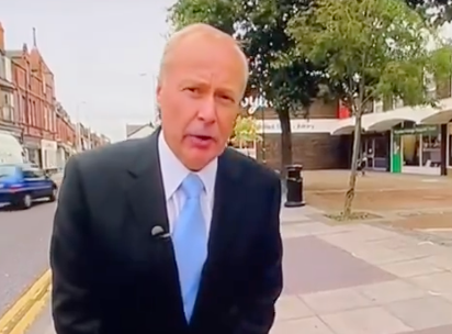 Newsreader Trevor Green, known for presenting ‘Granada Reports’