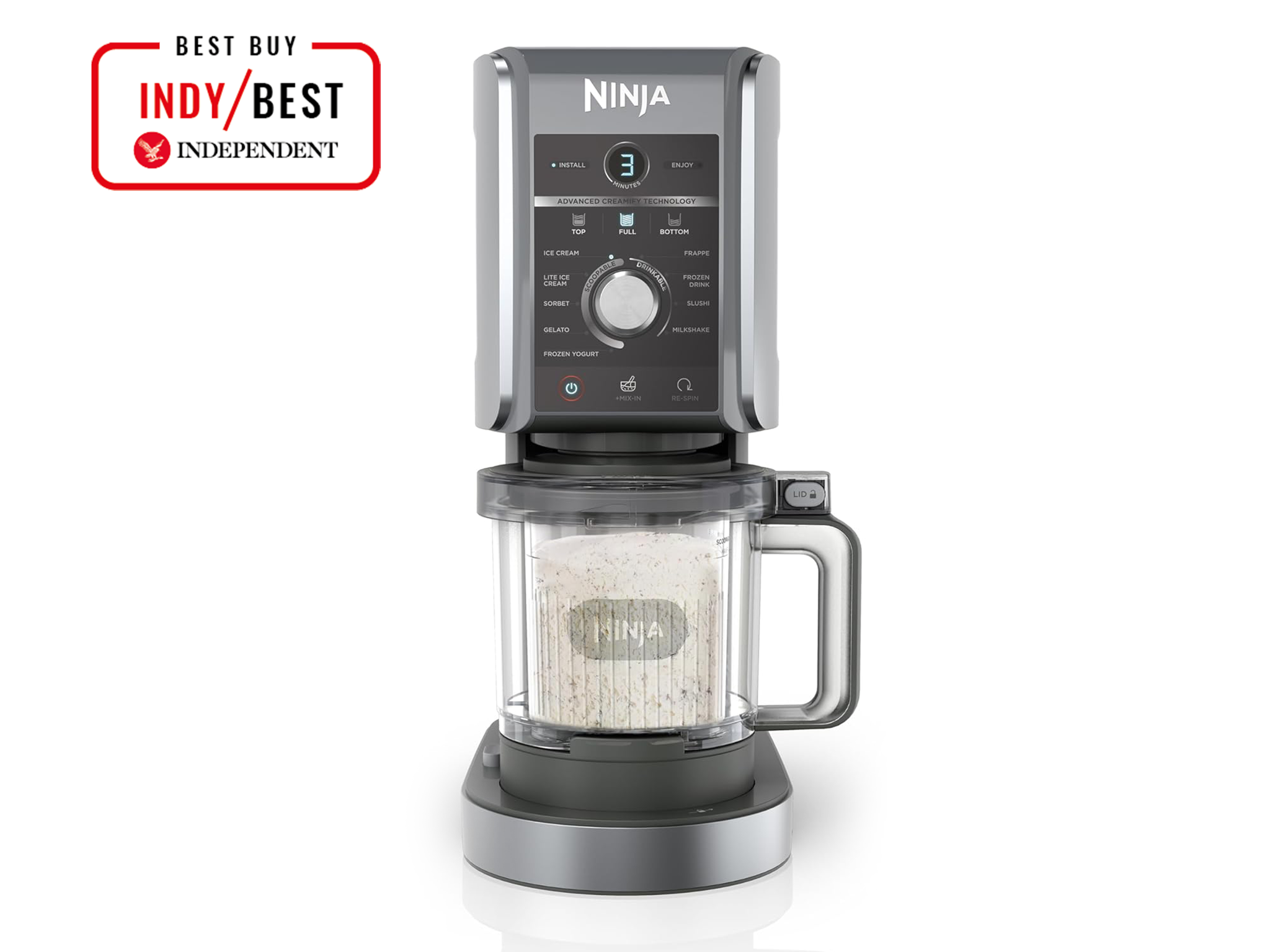 Best ice cream maker Indybest review Ninja deluxe creami