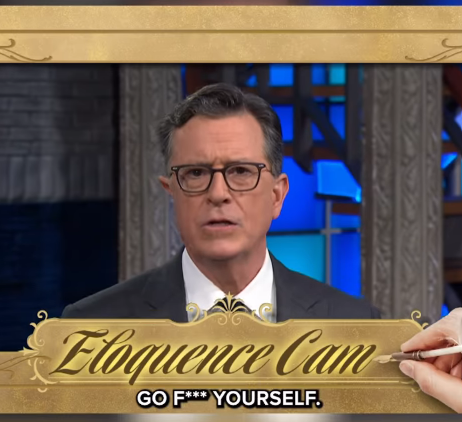 Stephen Colbert had a very blunt message for Donald Trump after the president celebrated CBS’s cancellation of The Late Show