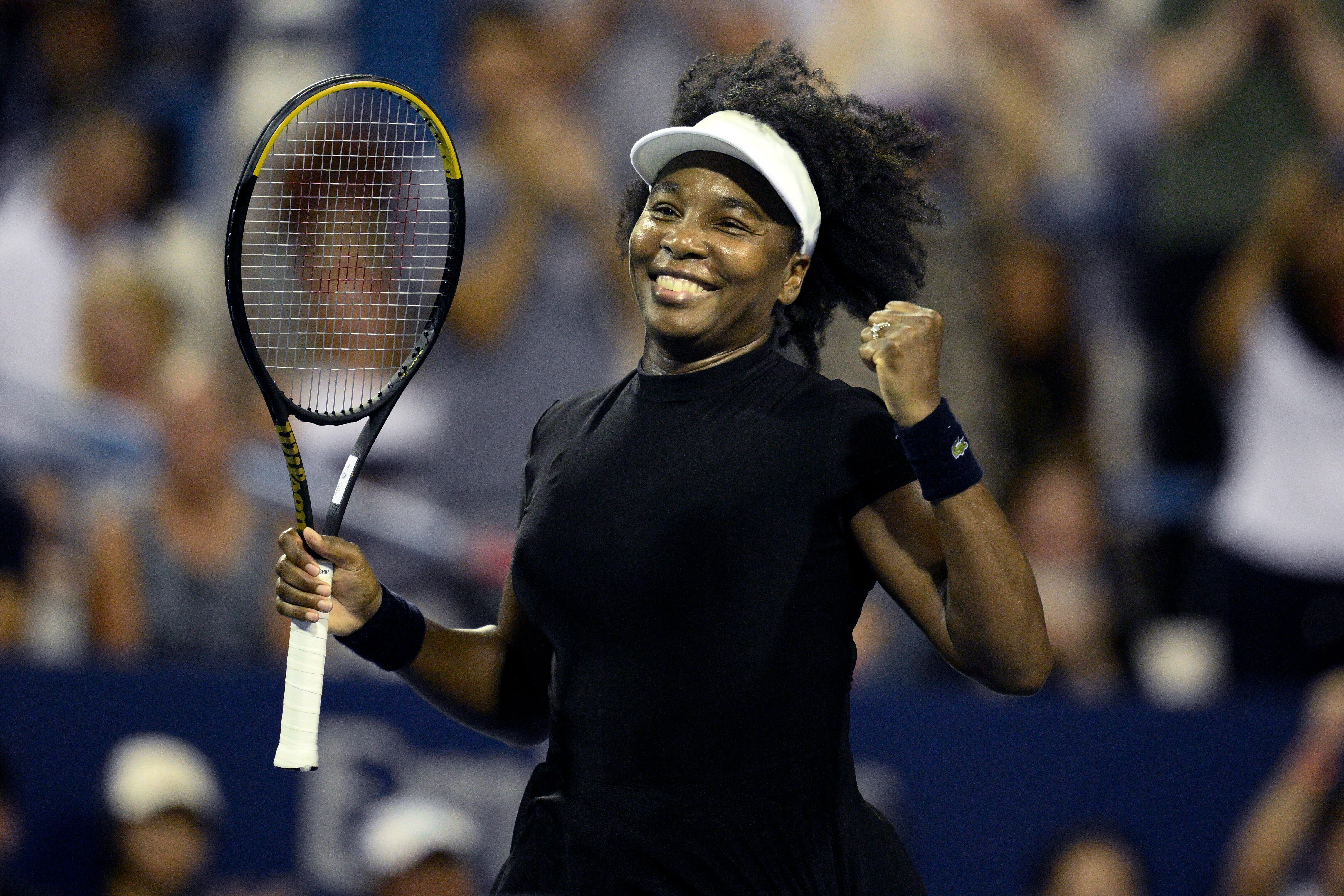Venus Williams, 45, becomes oldest winner of WTA match since Martina Navratilova