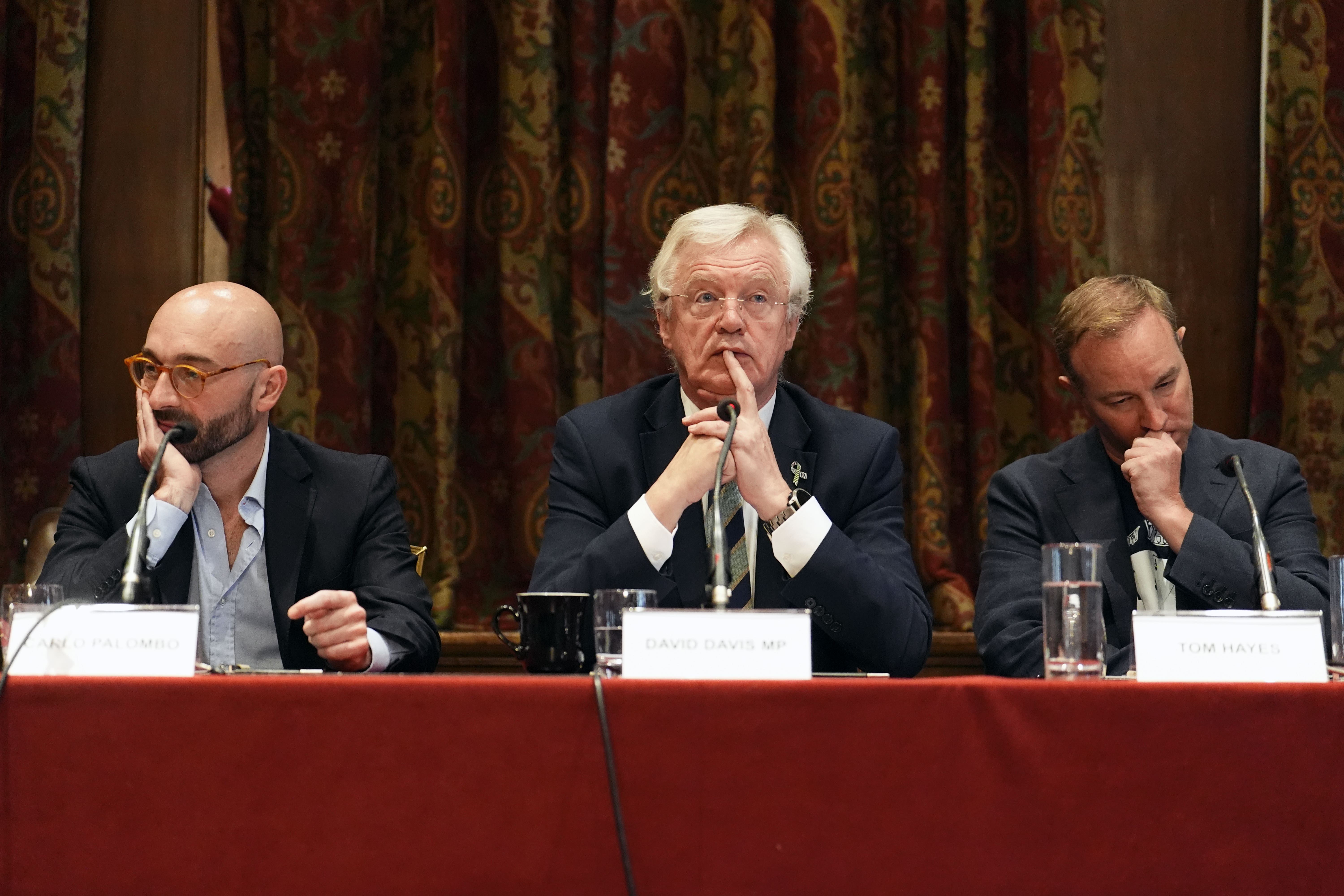 Sir David Davis MP described Tom Hayes’ and Carlo Palombo’s cases as a major scandal (Jordan Pettitt/PA)