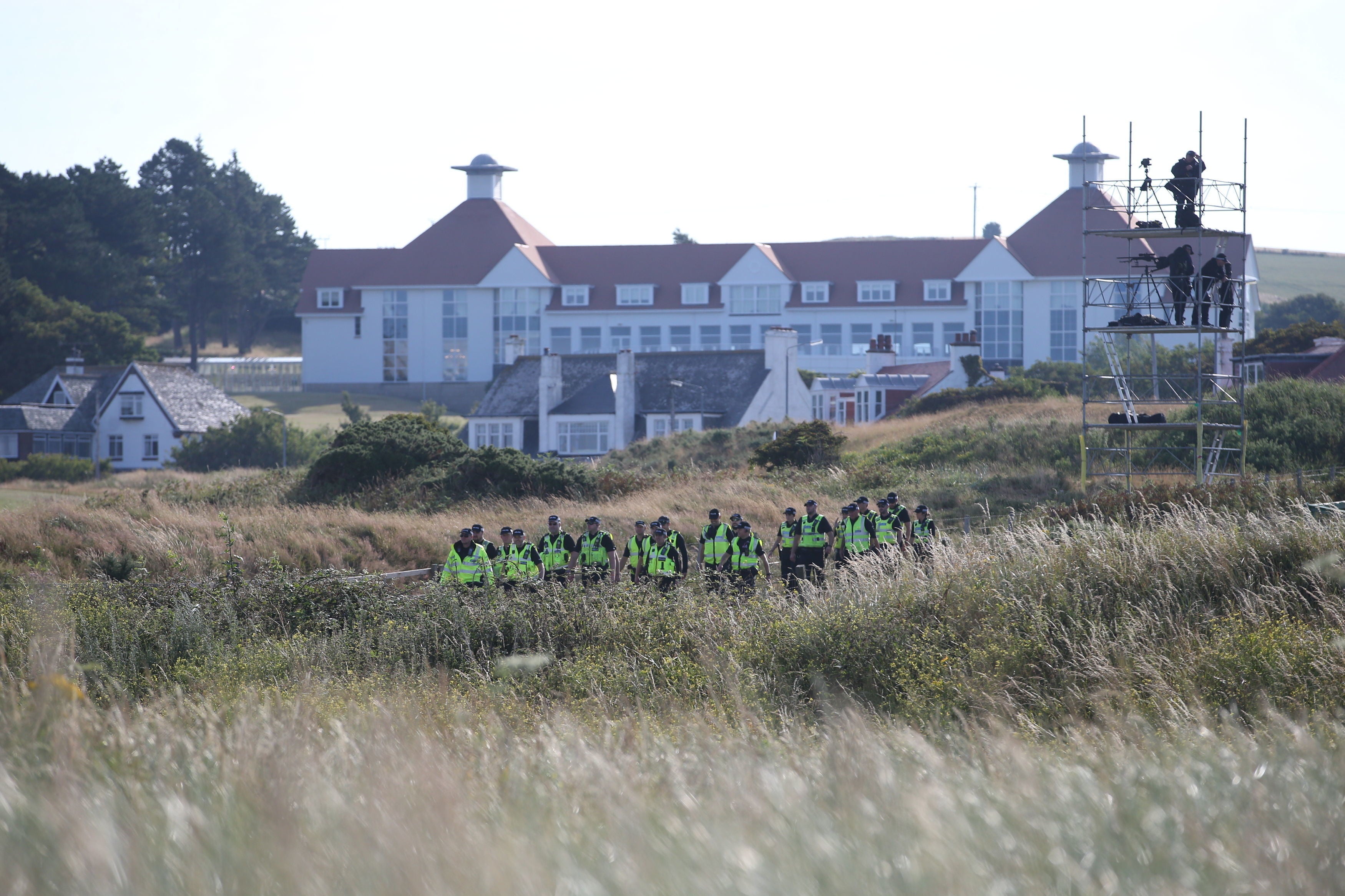 A major police operation will be put in place this weekend when the US President makes a private visit to Scotland