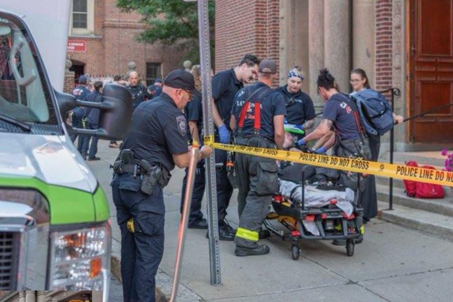 Eight children in a French choir performing at a Boston church fell ill. The crowd reported an odor, but investigators said they found nothing out of the orinary.