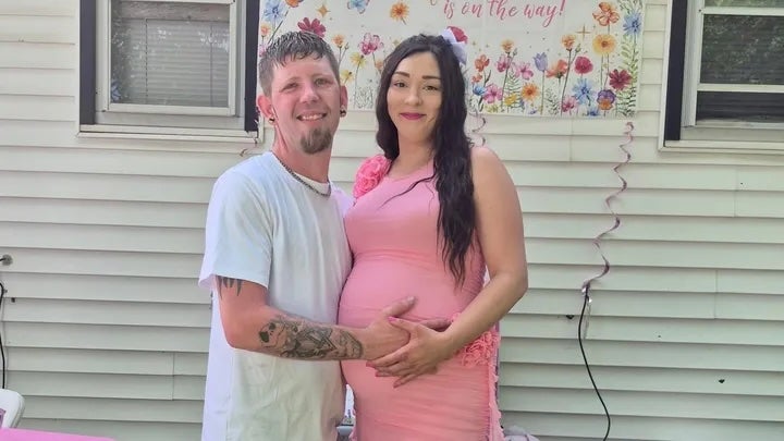 Dennis Lewis (left) was killed in a collision with a dump truck while he was on his way to pick up his partner and newborn daughter from the hospital
