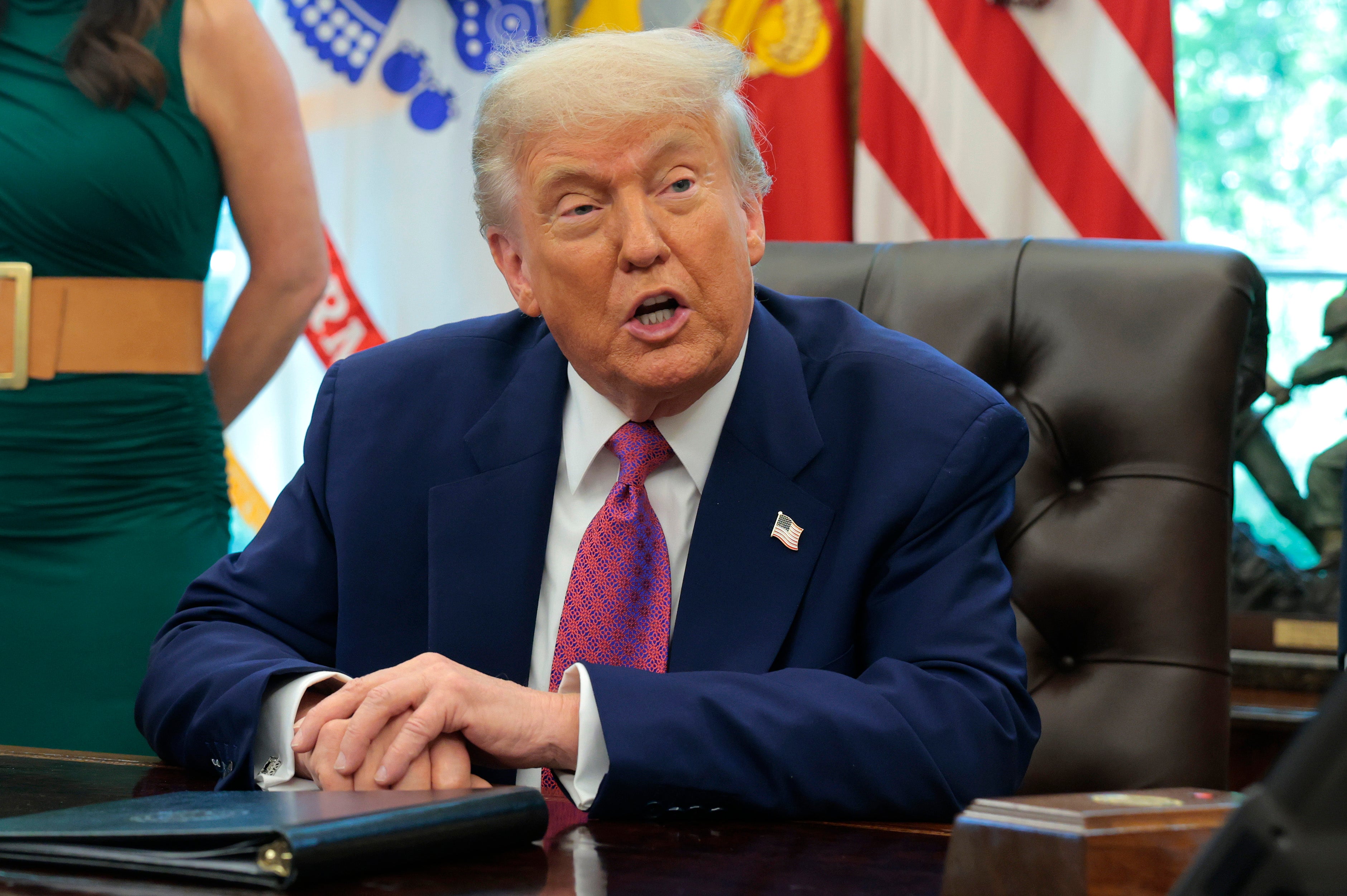 President Donald Trump said he would unlock federal funding to four states that experienced deadly storms over the last six months.