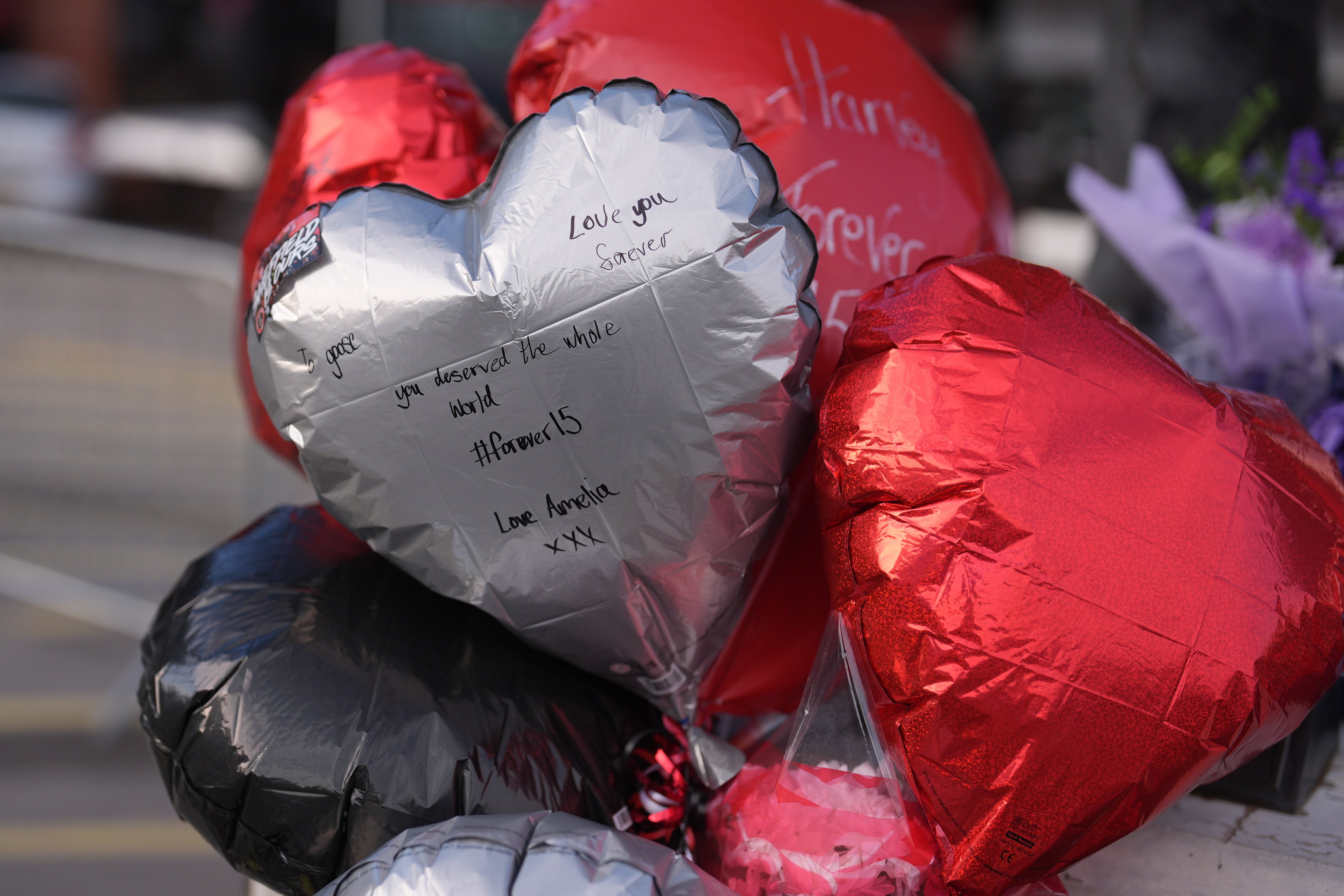 Tributes left for Harvey Willgoose at Sheffield United's Bramall Lane football stadium