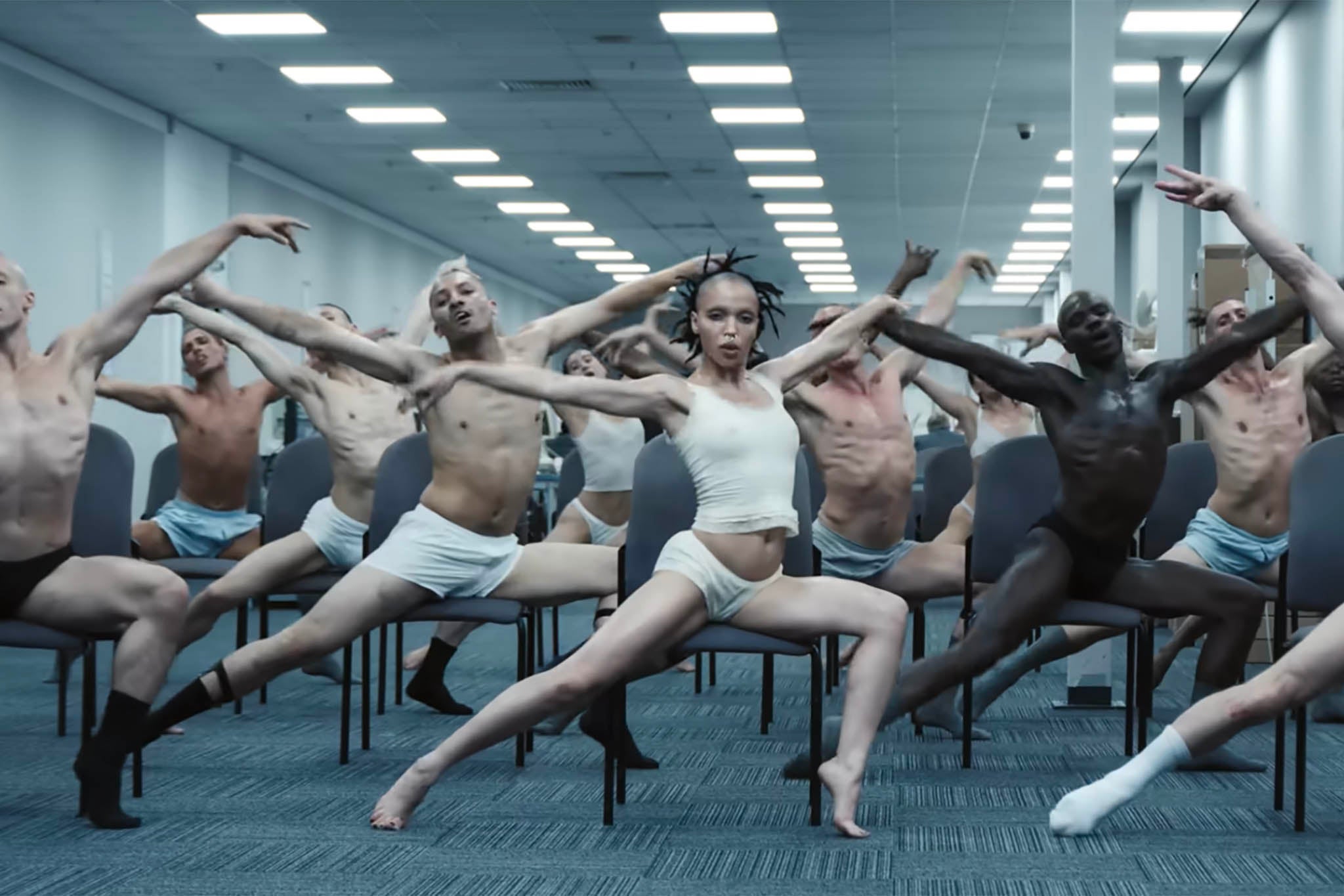 FKA Twigs in the video for her single ‘Eusexua’