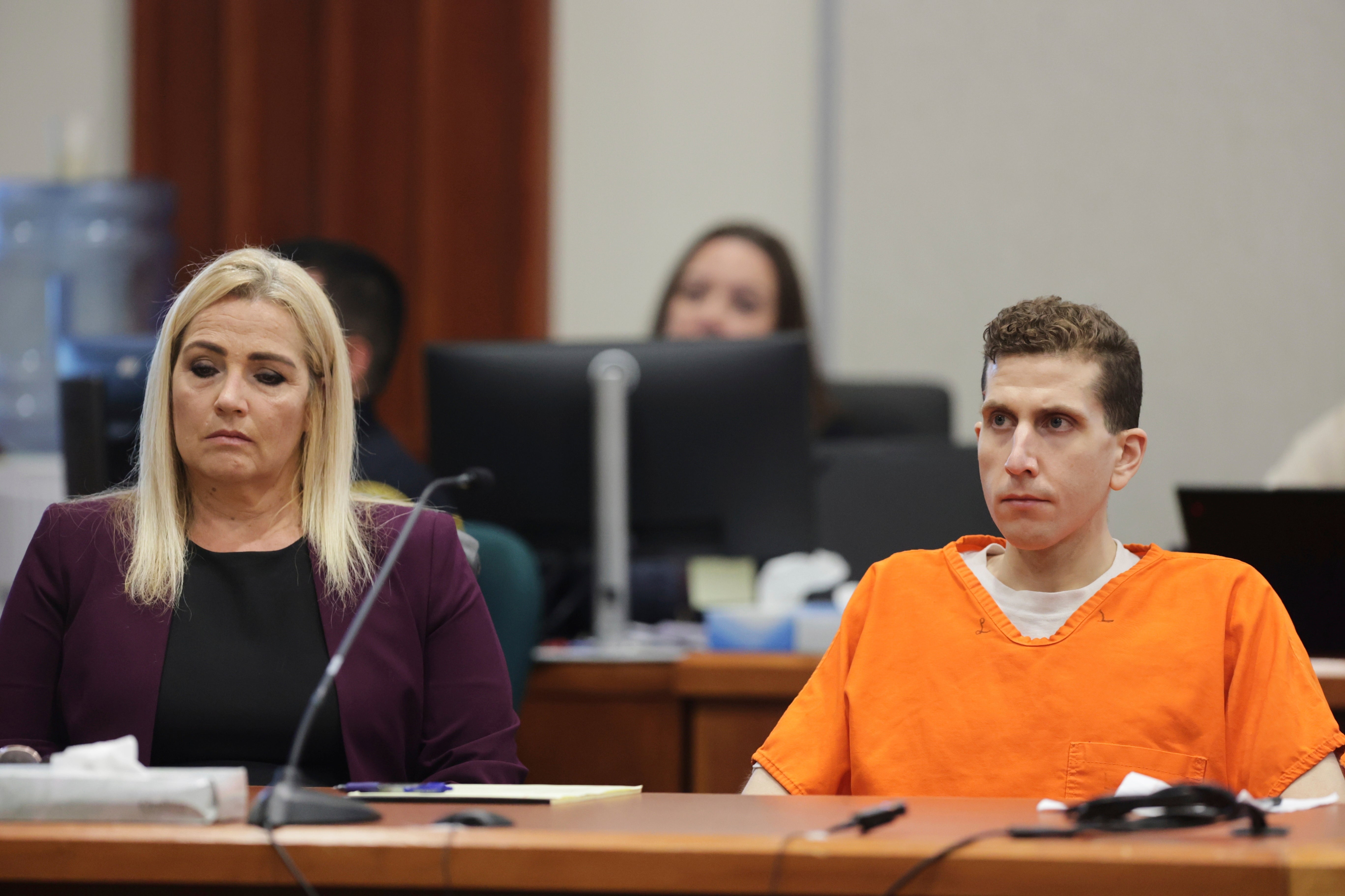 Bryan Kohberger appears at the Ada County Courthouse, for his sentencing hearing, Wednesday, July 23, 2025, in Boise, Idaho, for brutally stabbing four University of Idaho students to death nearly three years ago.