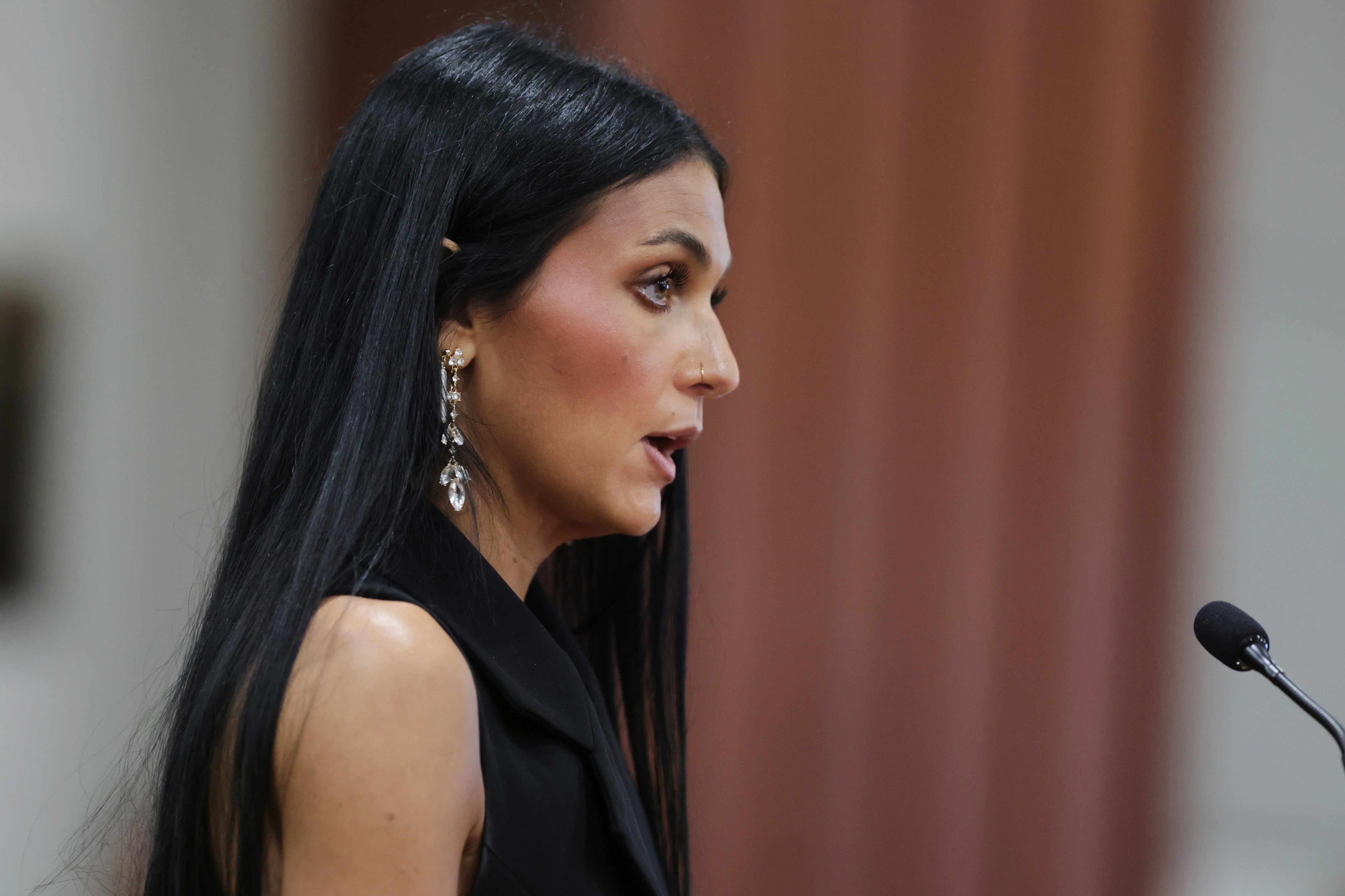 Alivea Goncalves, sister of victim Kaylee Goncalves speaks at the sentencing hearing of Bryan Kohberger at the Ada County Courthouse
