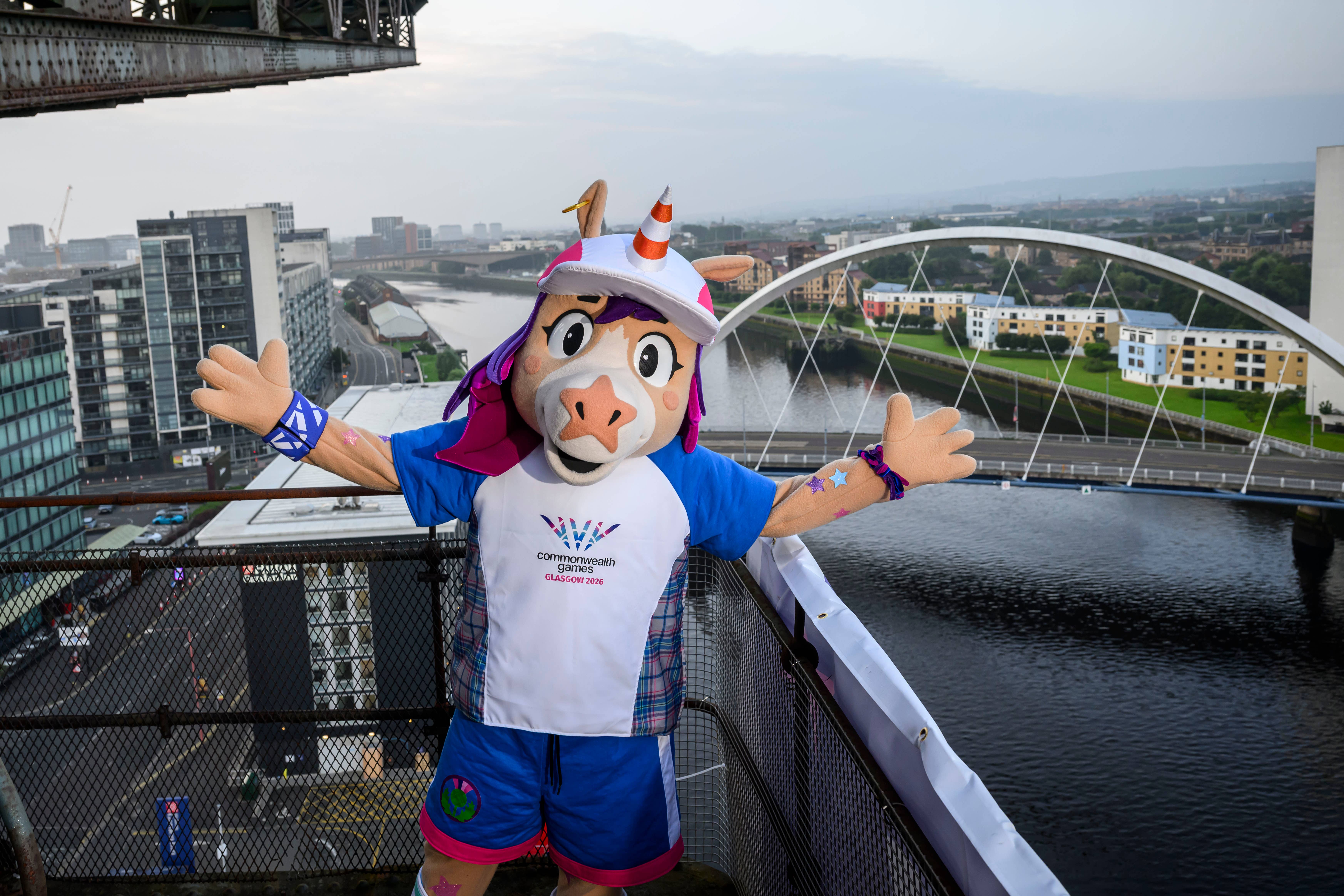 Finnie was designed by a team of schoolchildren called the Mascot Makers (Craig Watson/Glasgow2026/PA)
