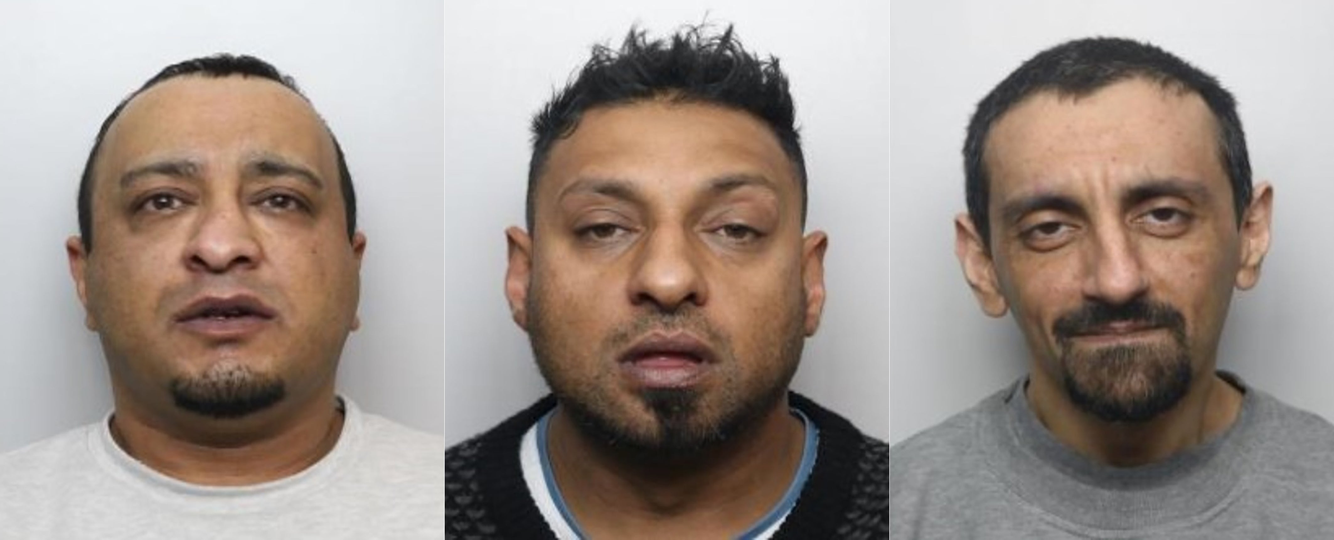 (Left to right) Kessur Ajaib, Mohammed Makhmood and Sageer Hussain