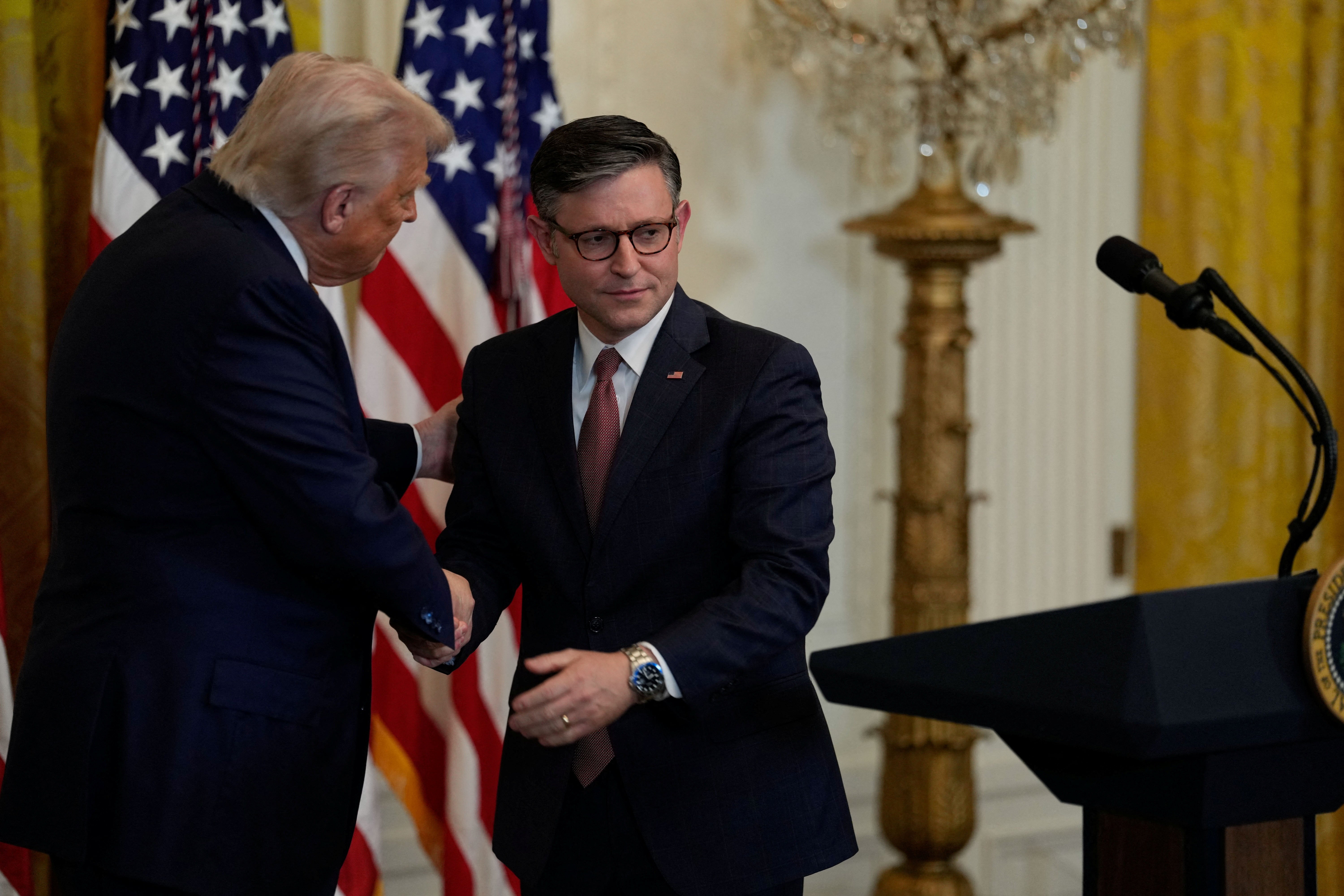 Donald Trump and Mike Johnson could be divided over the issue of expanding IVF availability