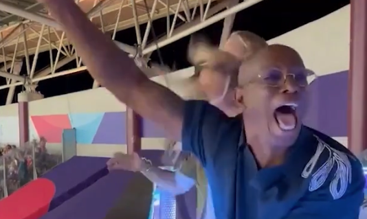 Ian Wright’s hilarious reaction to England semi-final win caught on camera