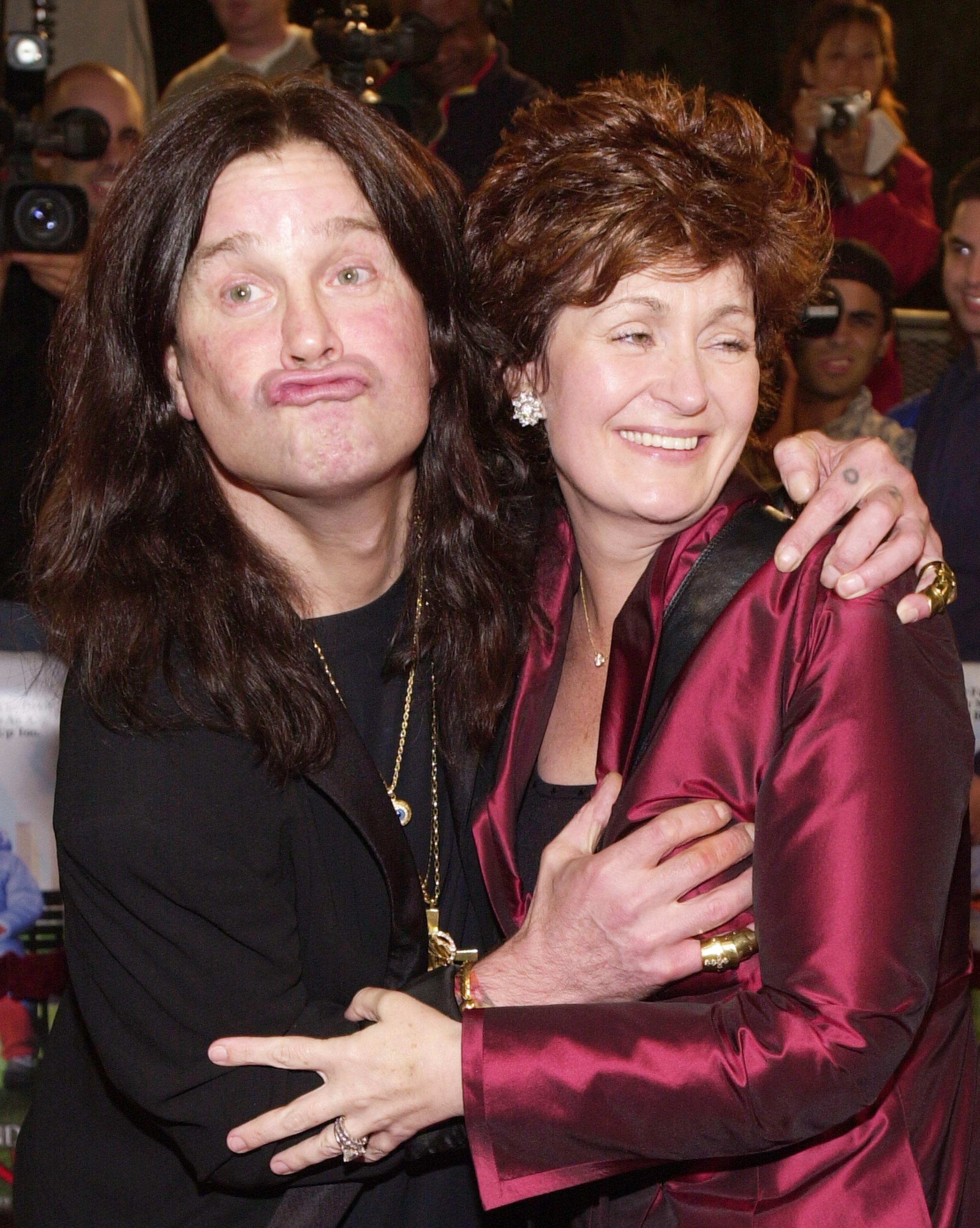 Ozzy Osbourne and Sharon in 2000