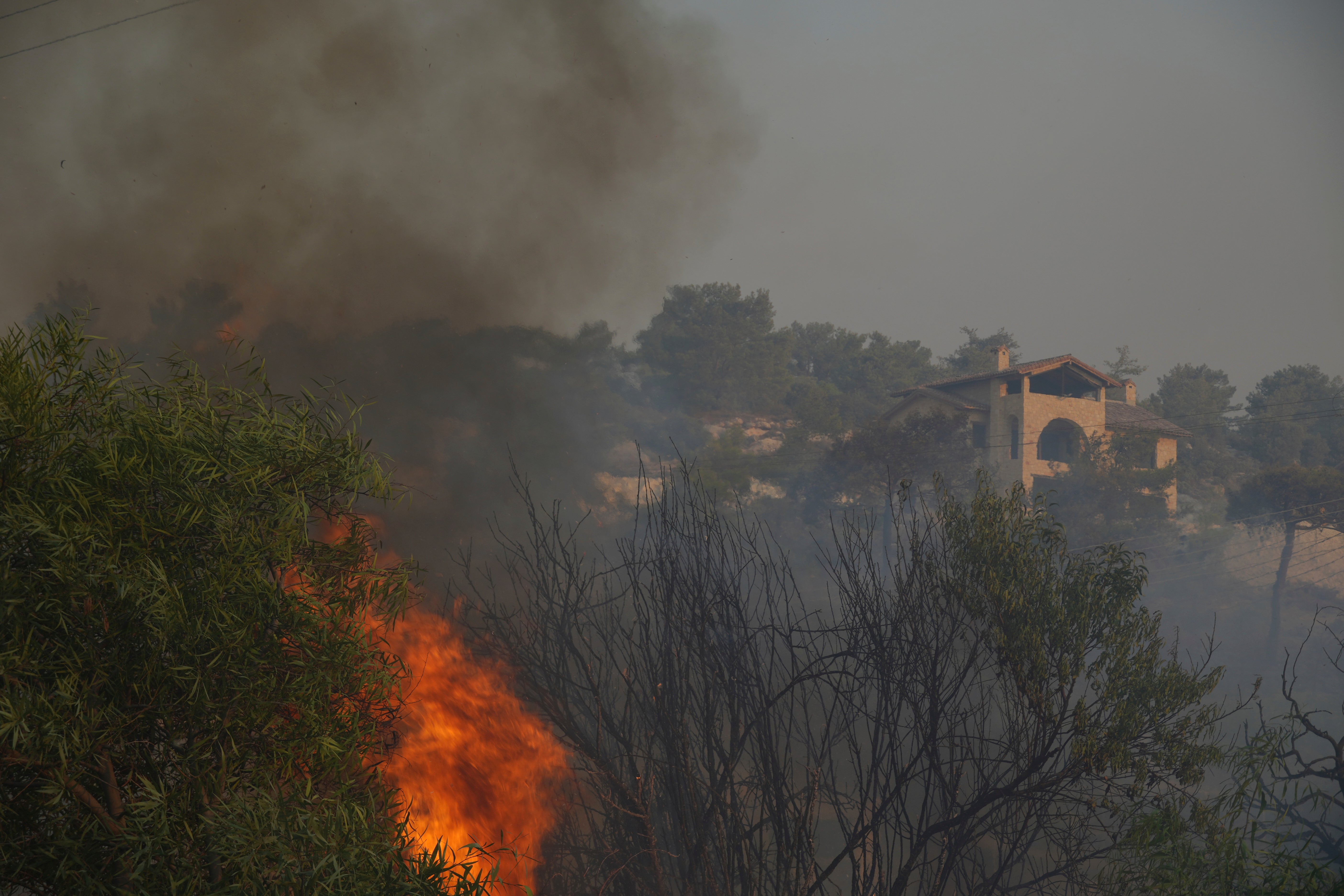 A massive wildfire in southern Cyprus has resulted in two fatalities