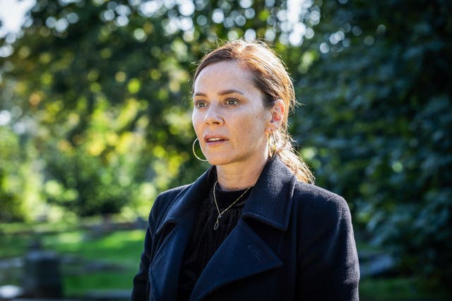 <p>Anna Friel as Anna in ‘Unforgivable’</p>