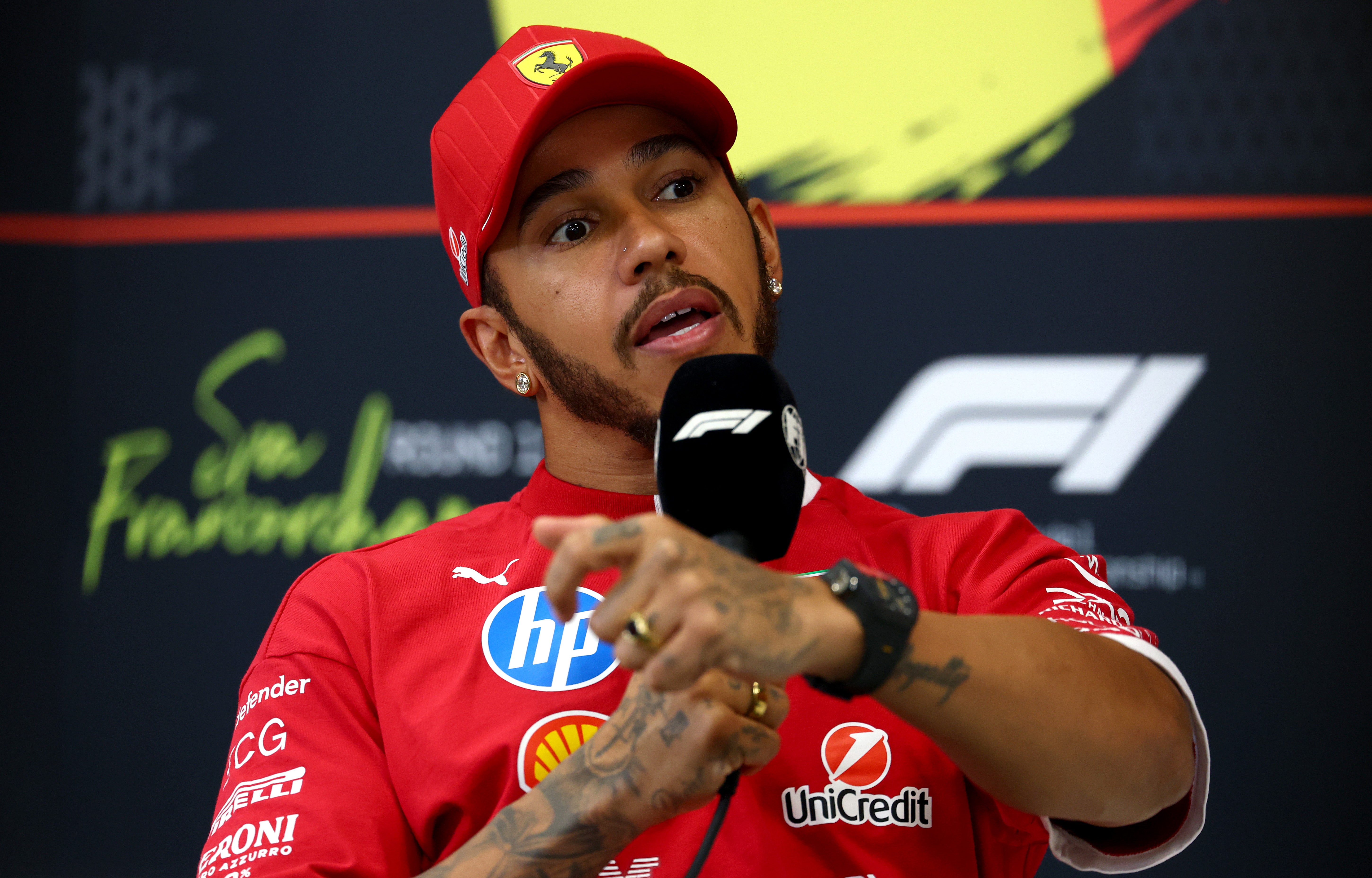 Hamilton was vocal about Ferrari’s issues in a press conference prior to the Belgian GP