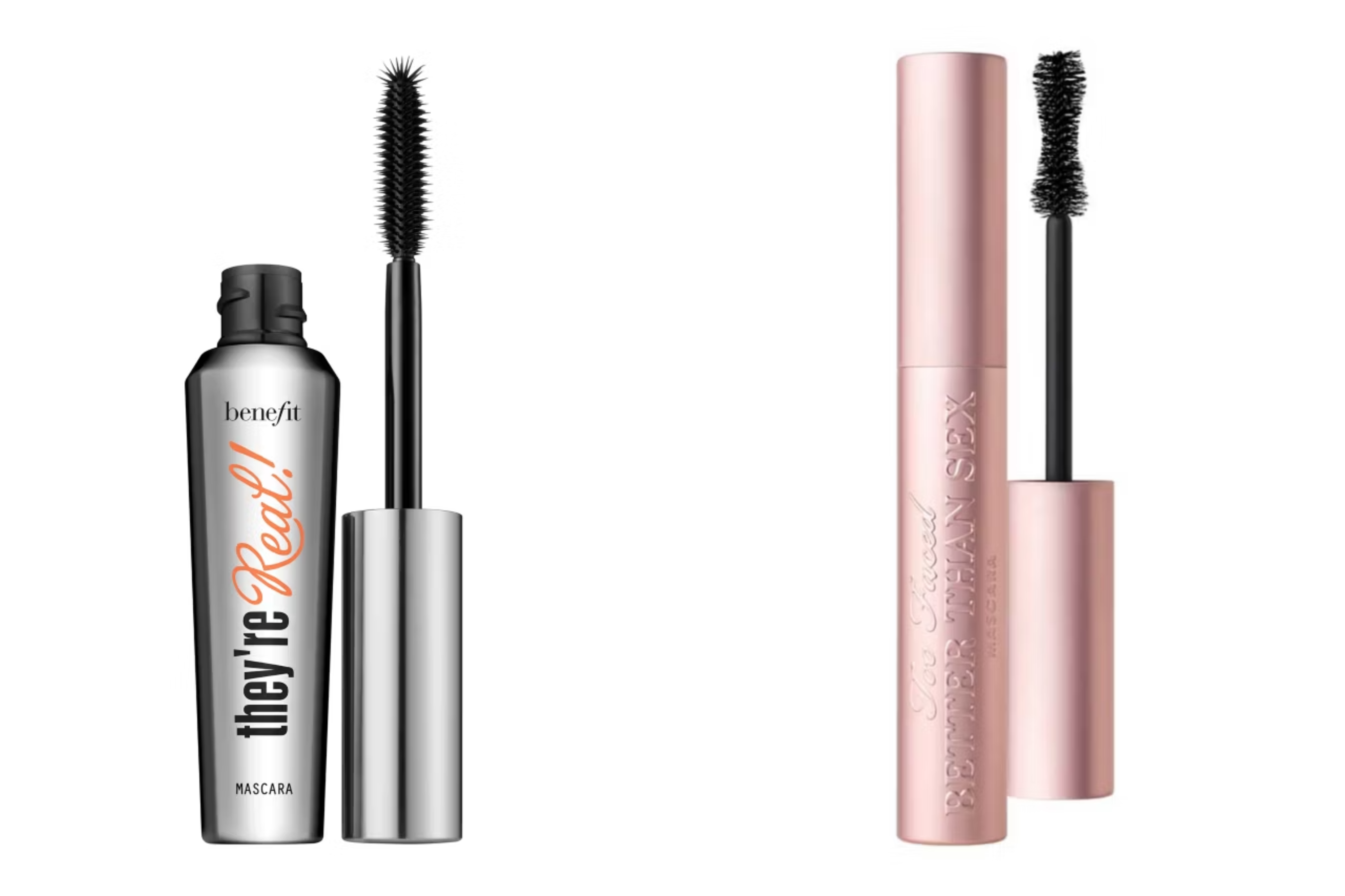 While Clayton loves both mascaras on natural lashes, they're not a first choice for her clients post-lift