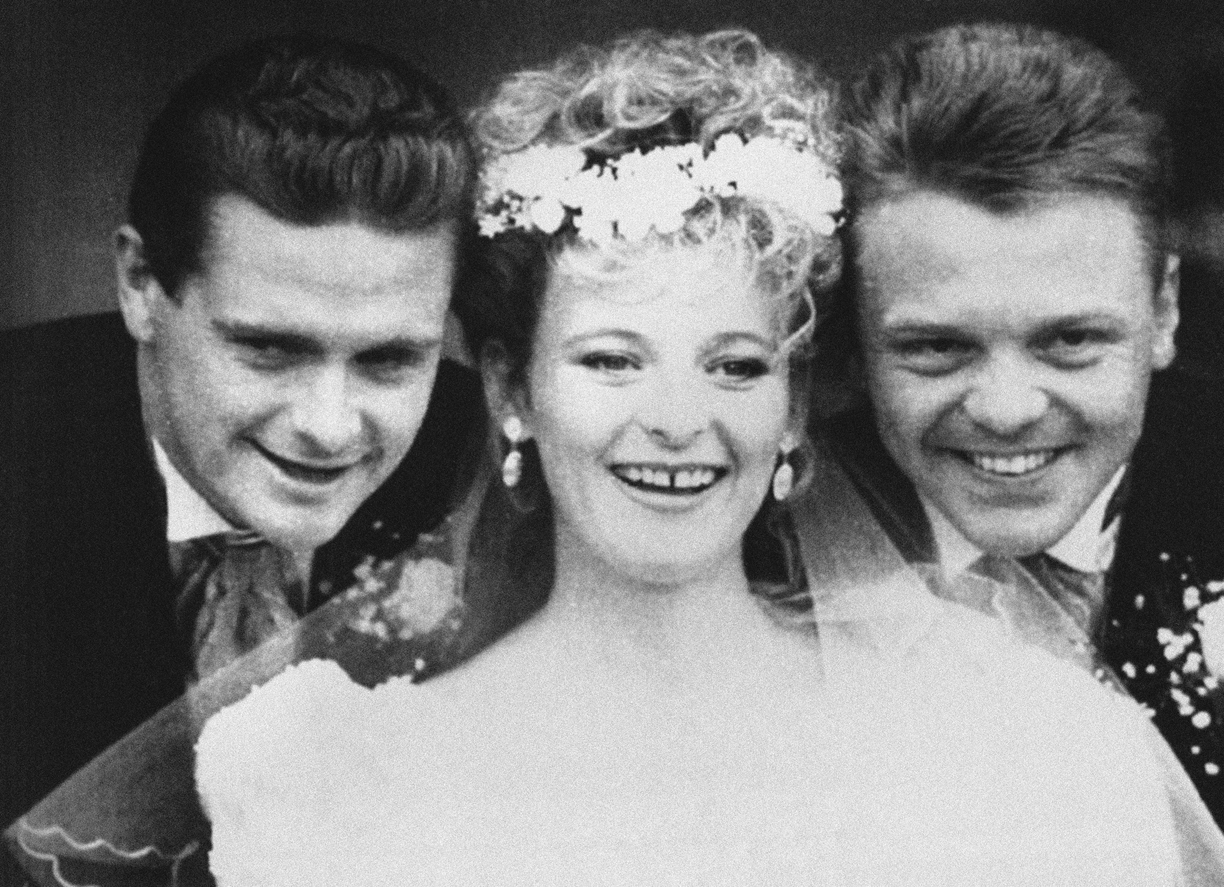 A young Gascoigne pictured with his sister Anna-Marie in 1988