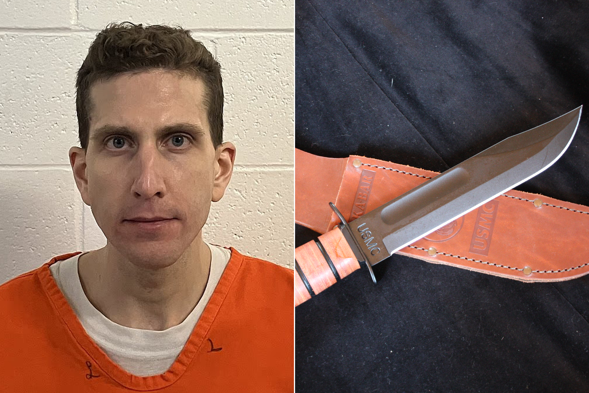 Bryan Kohberger asked woman on Tinder about worst way to die - and then named knife brand he used in Idaho college murders