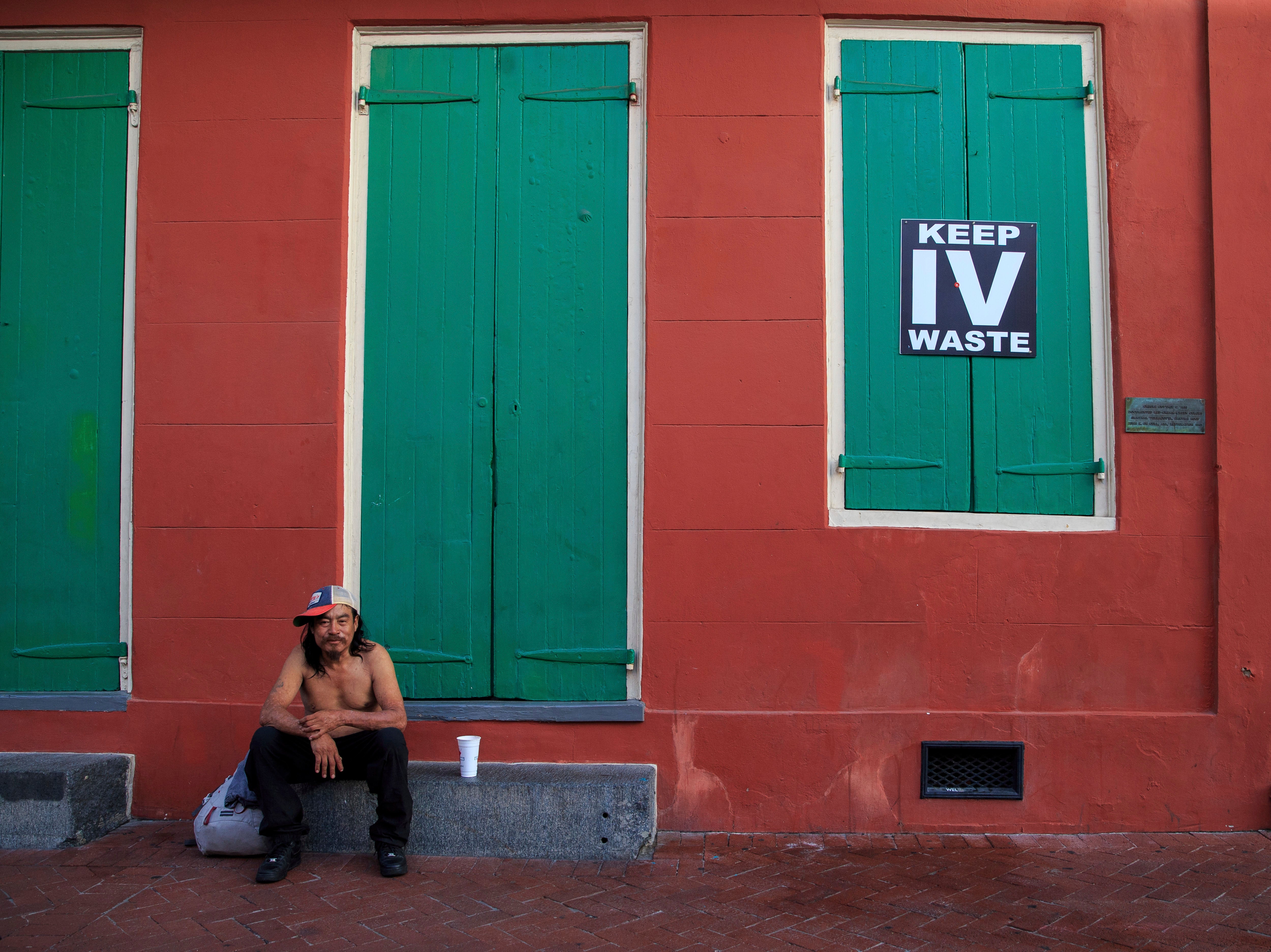 New Orleans French Quarter Waste