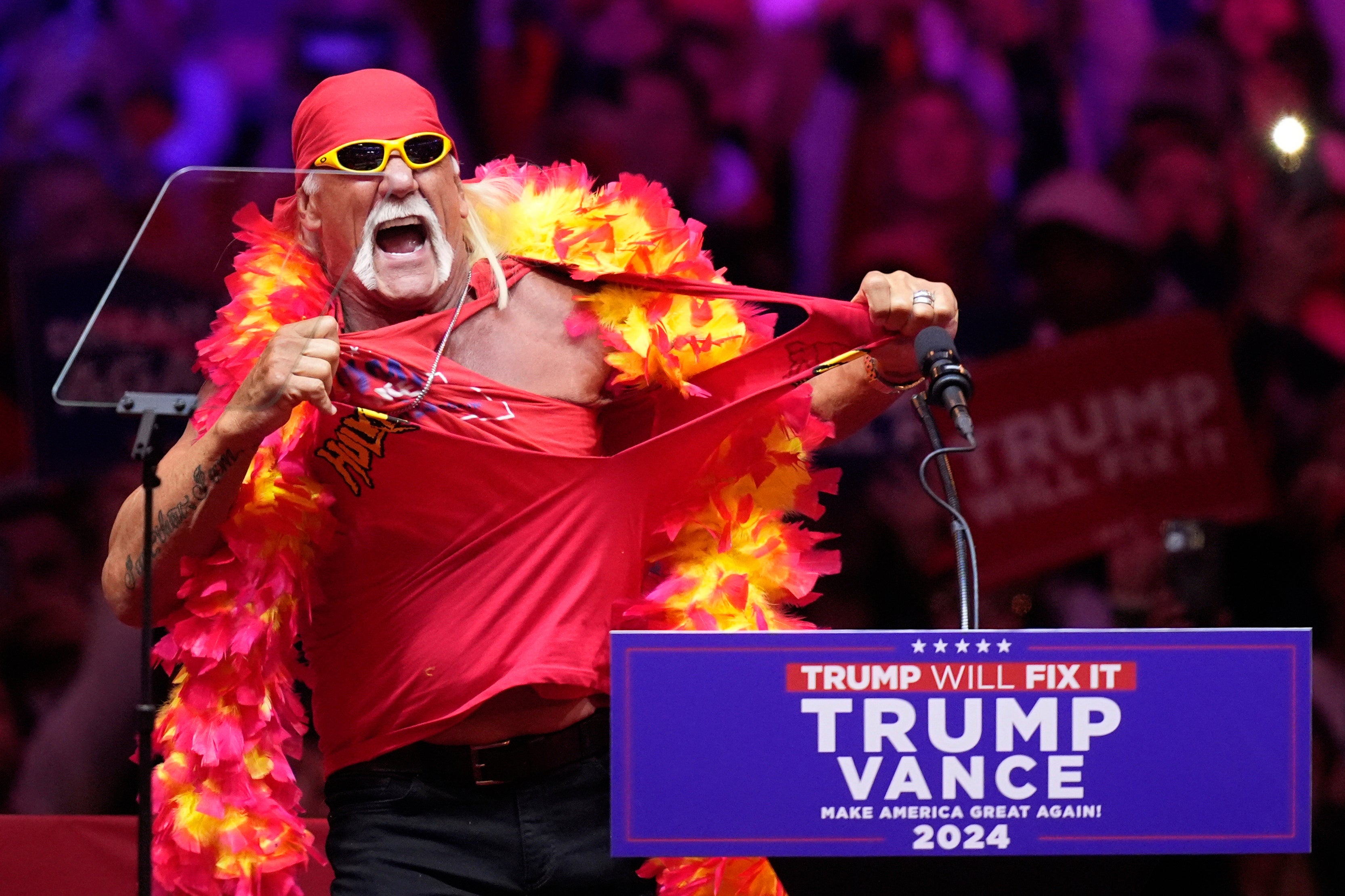 Trump and Hulk Hogan forged a decadeslong bond based on wrestling, reality stardom and politics