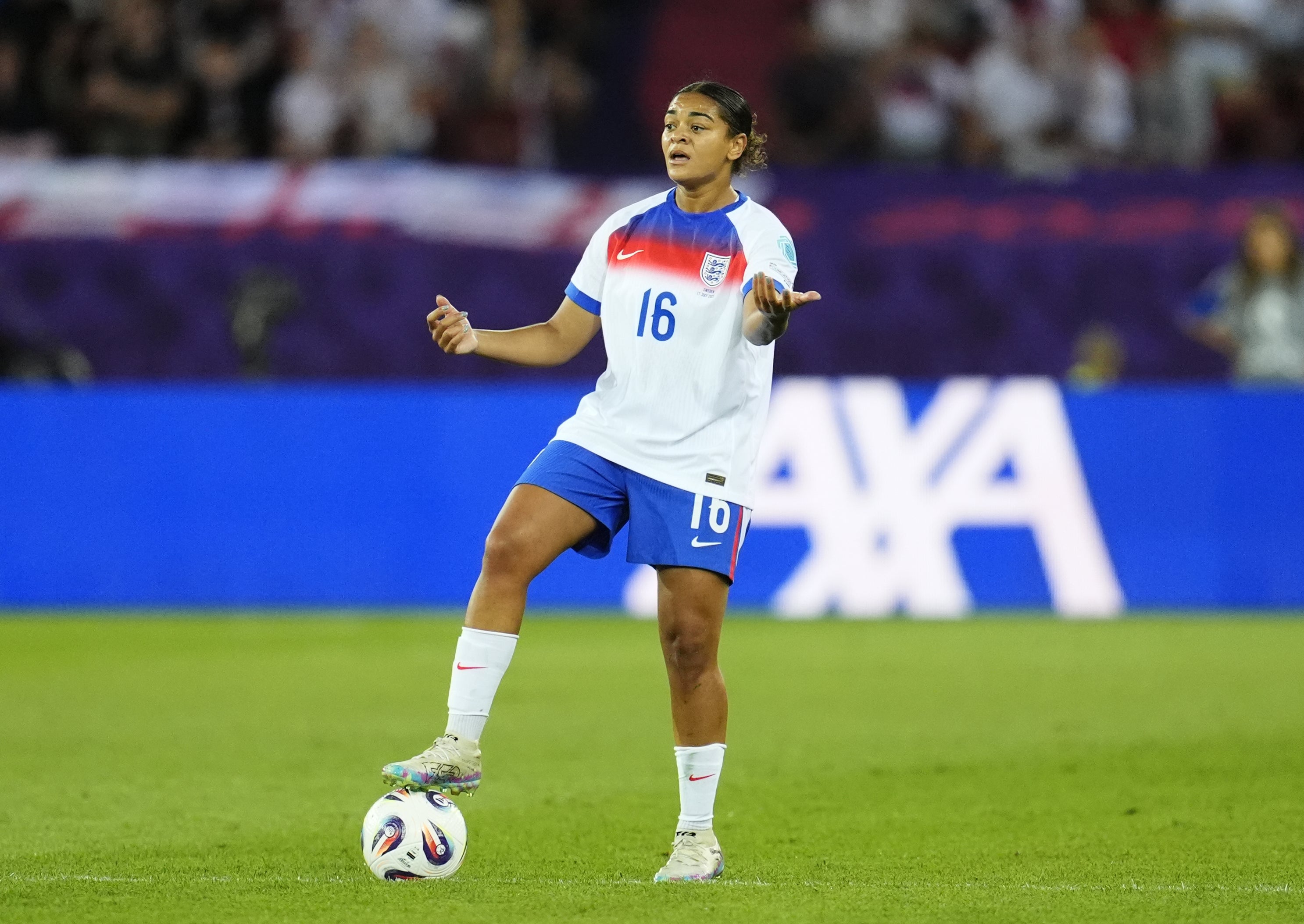 Jess Carter received racist abuse on social media during the Euros